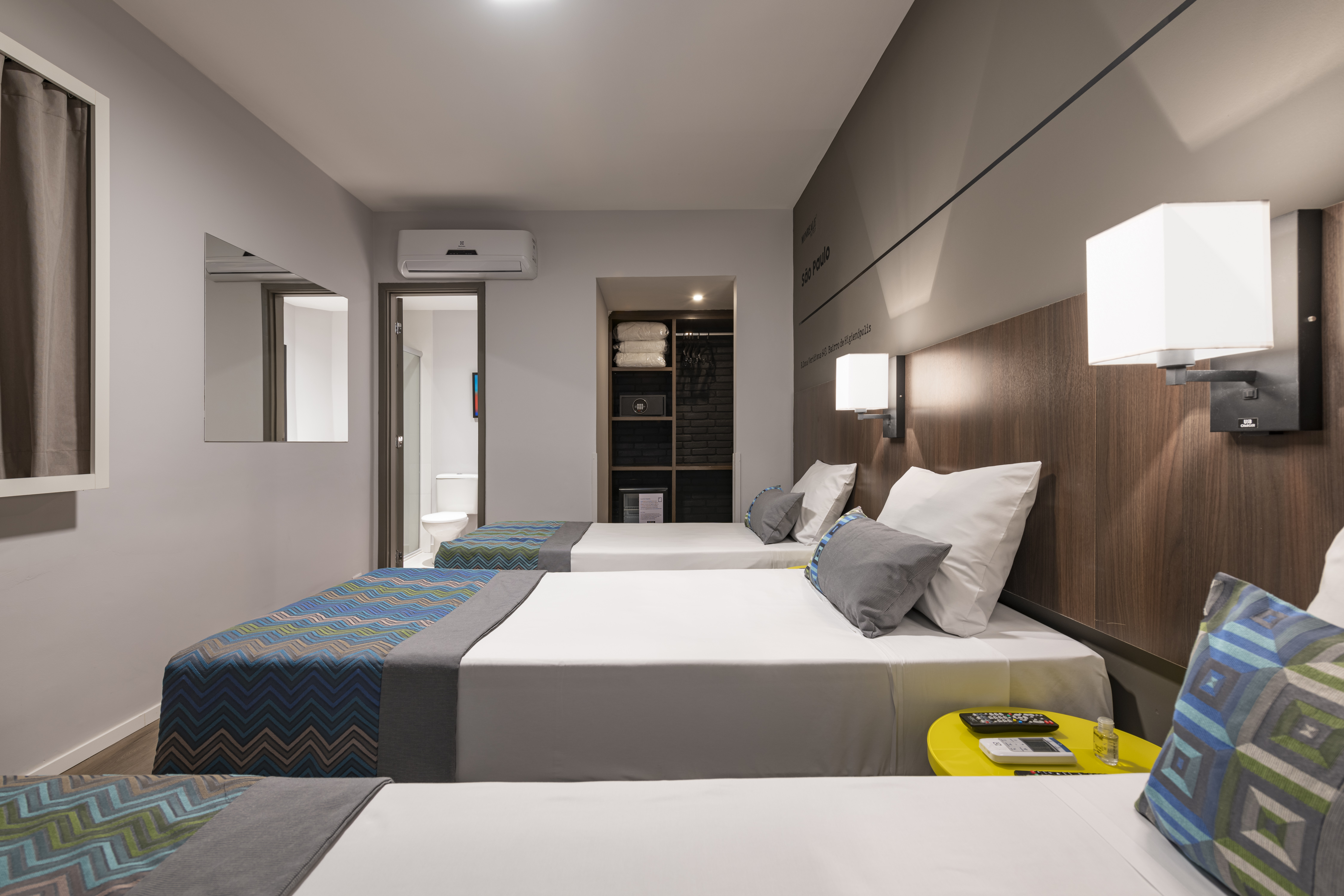 غرفة قياسية ثلاثية بسرير مزدوج، Hotel Monreale Lifestyle Higienopolis Sao Paulo 3/8