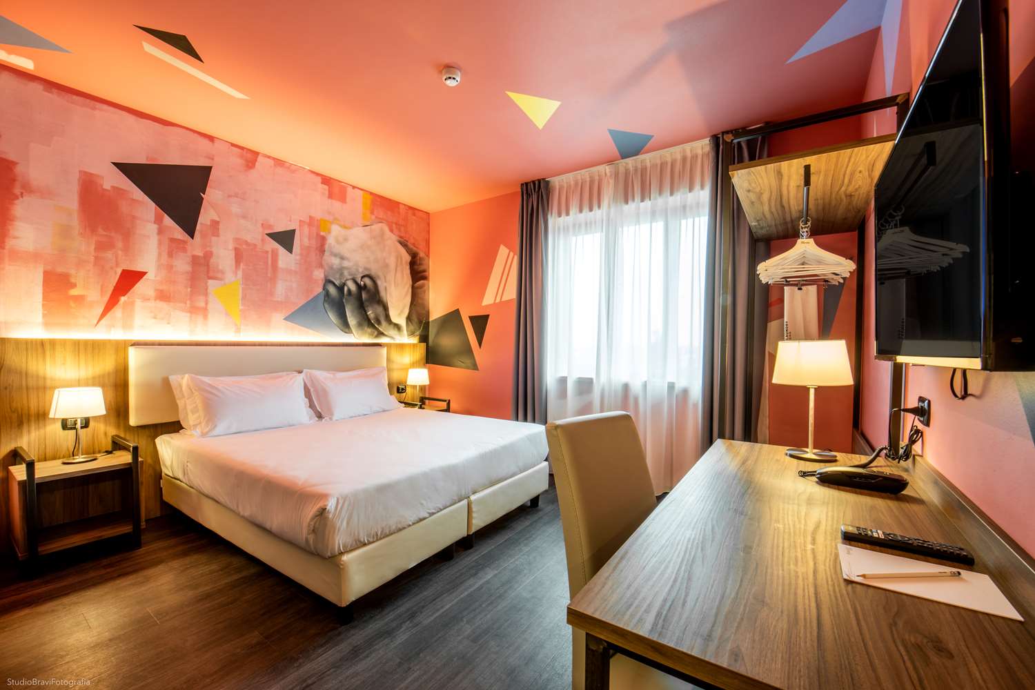 Room at Muraless Art Hotel, WorldHotels Crafted, CASTEL D AZZANO