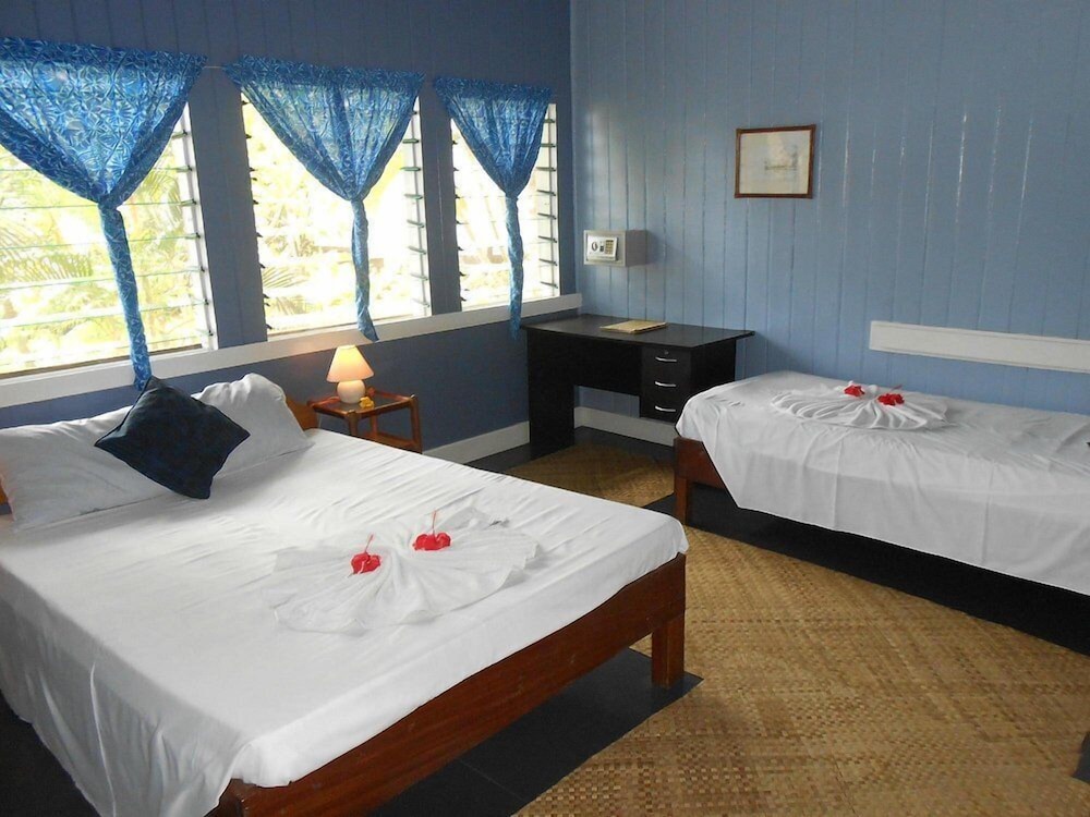 غرفة قياسية بسرير مزدوج بحمام مشترك، The Samoan Outrigger Hotel 8/10