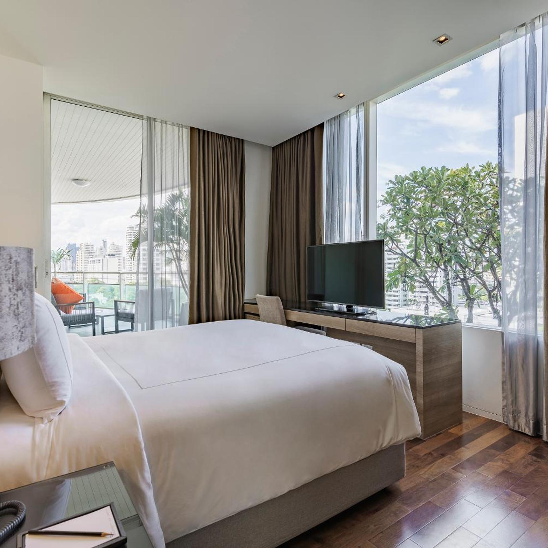 جناح عائلي بشرفة، MUU Bangkok Hotel 3/6