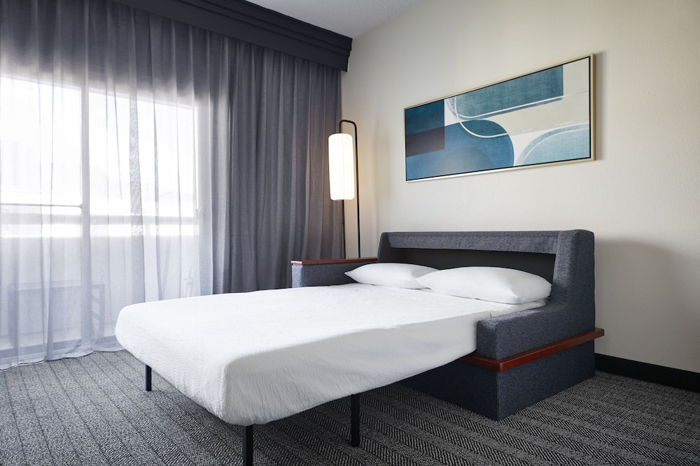 غرفة ديلوكس بسرير كينج مع أريكة لذوي الإعاقة، Courtyard by Marriott Kansas City Overland Park/Metcalf, South of College Boulevard 2/4