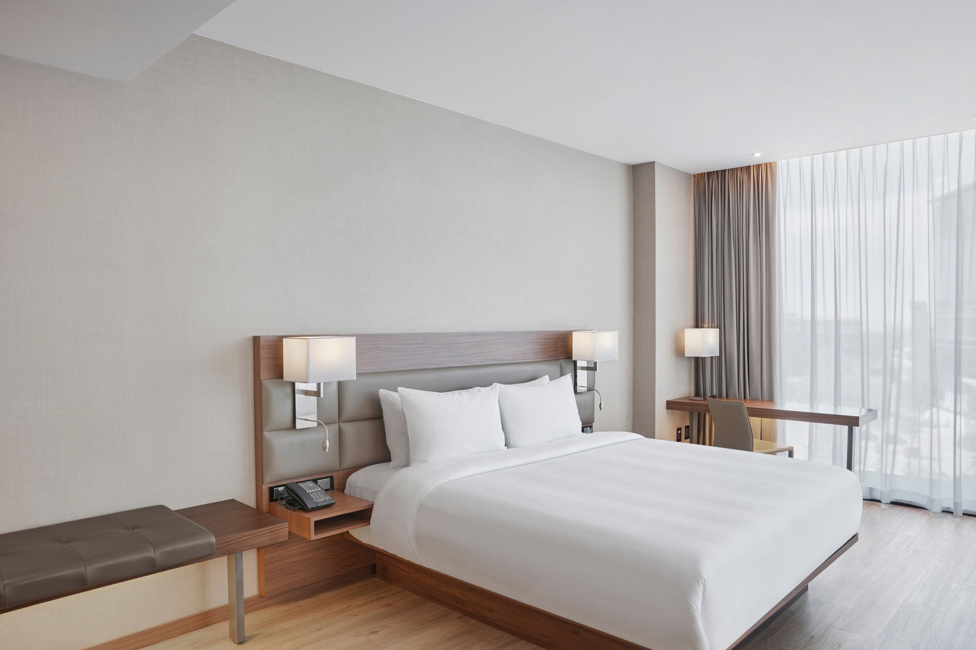 جناح بسرير كينج بإطلالة على المدينة بغرفة نوم واحدة مع أريكة، Ac Hotel By Marriott Saltillo 3/10