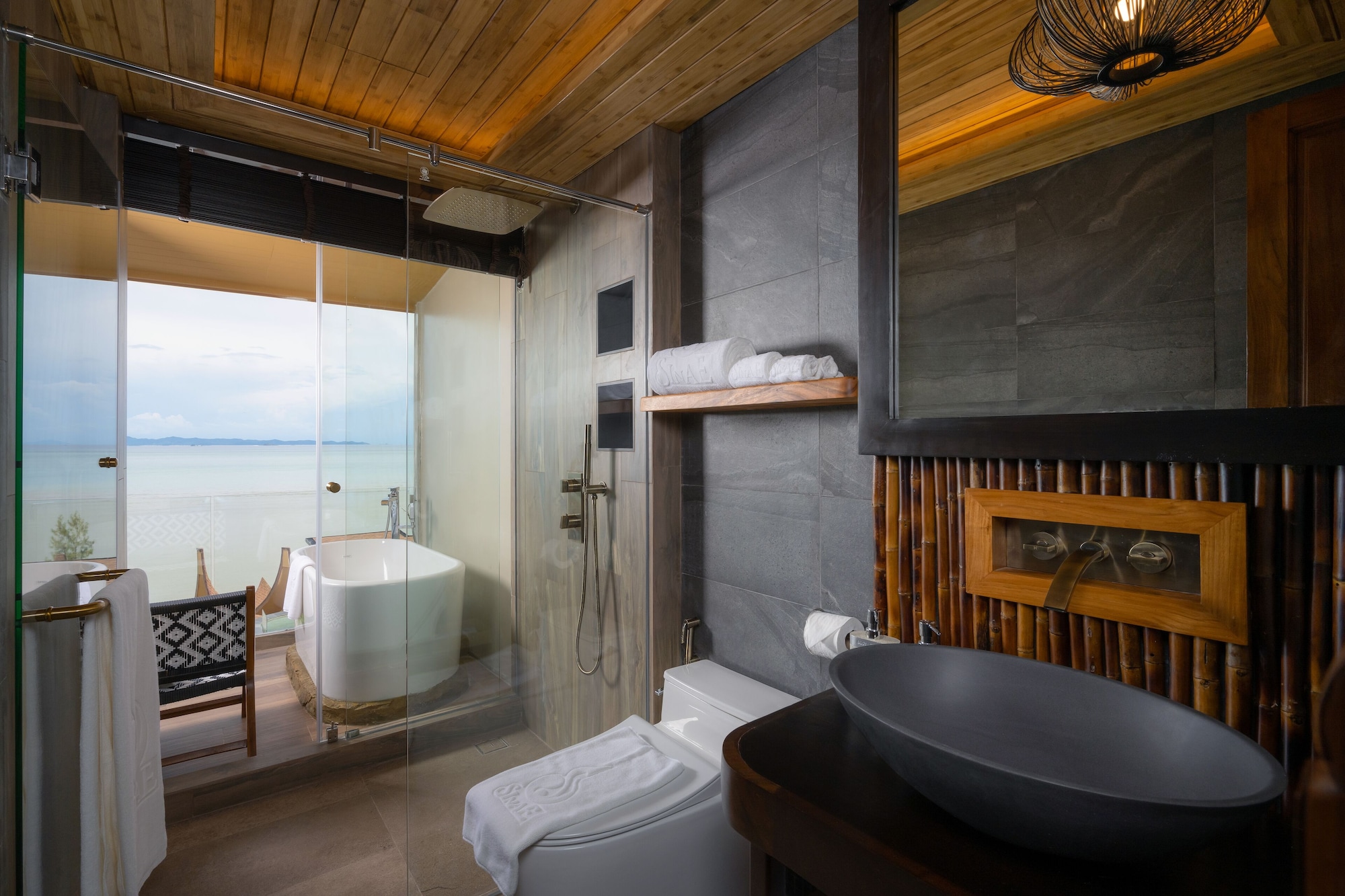 استوديو بسريرين منفصلين بإطلالة على البحر، Sinae Phuket Luxury Hotel 7/9