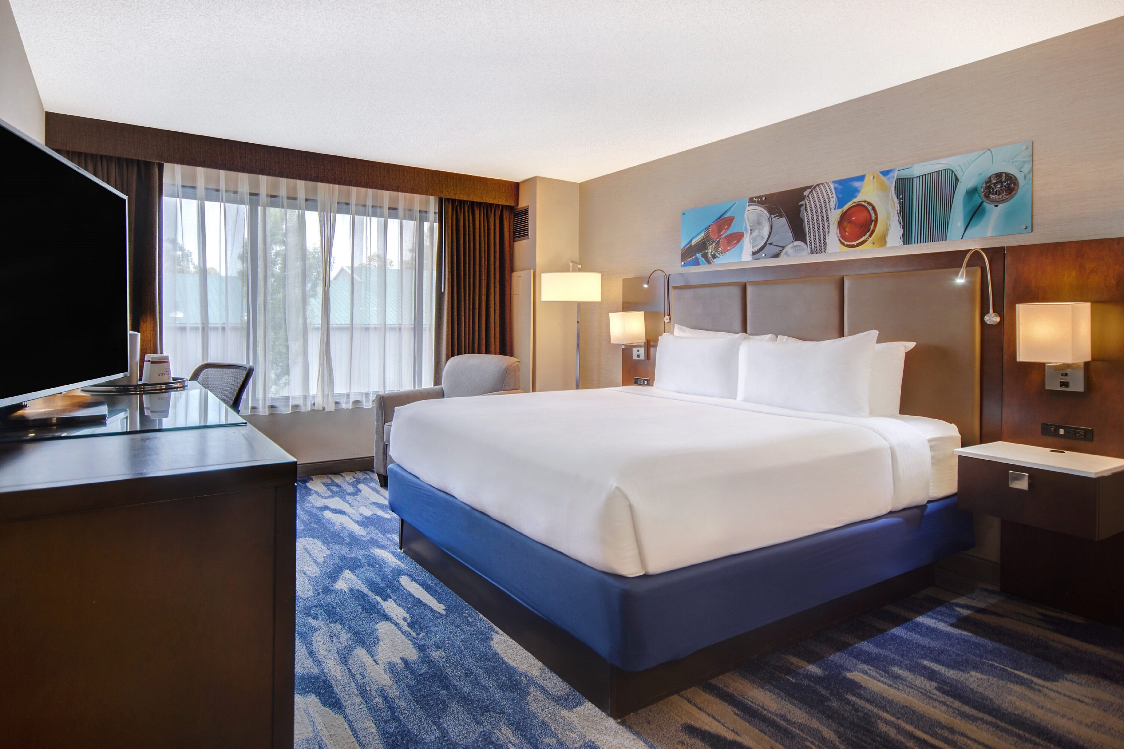 غرفة بسرير كينج لذوي الإعاقة، Crowne Plaza Auburn Hills 8/10