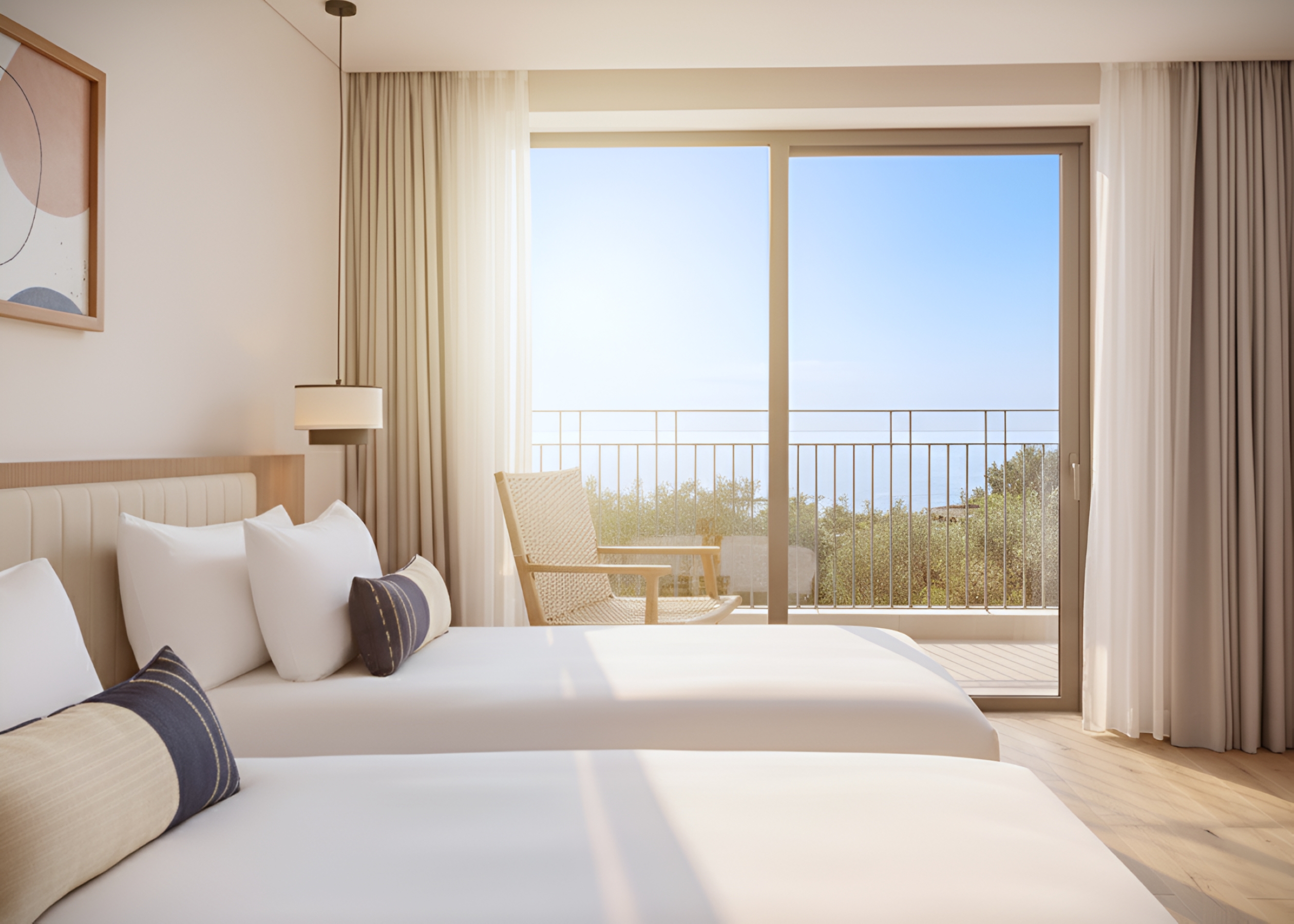 SUPERIOR, TWIN BEDS, OCEAN VIEW