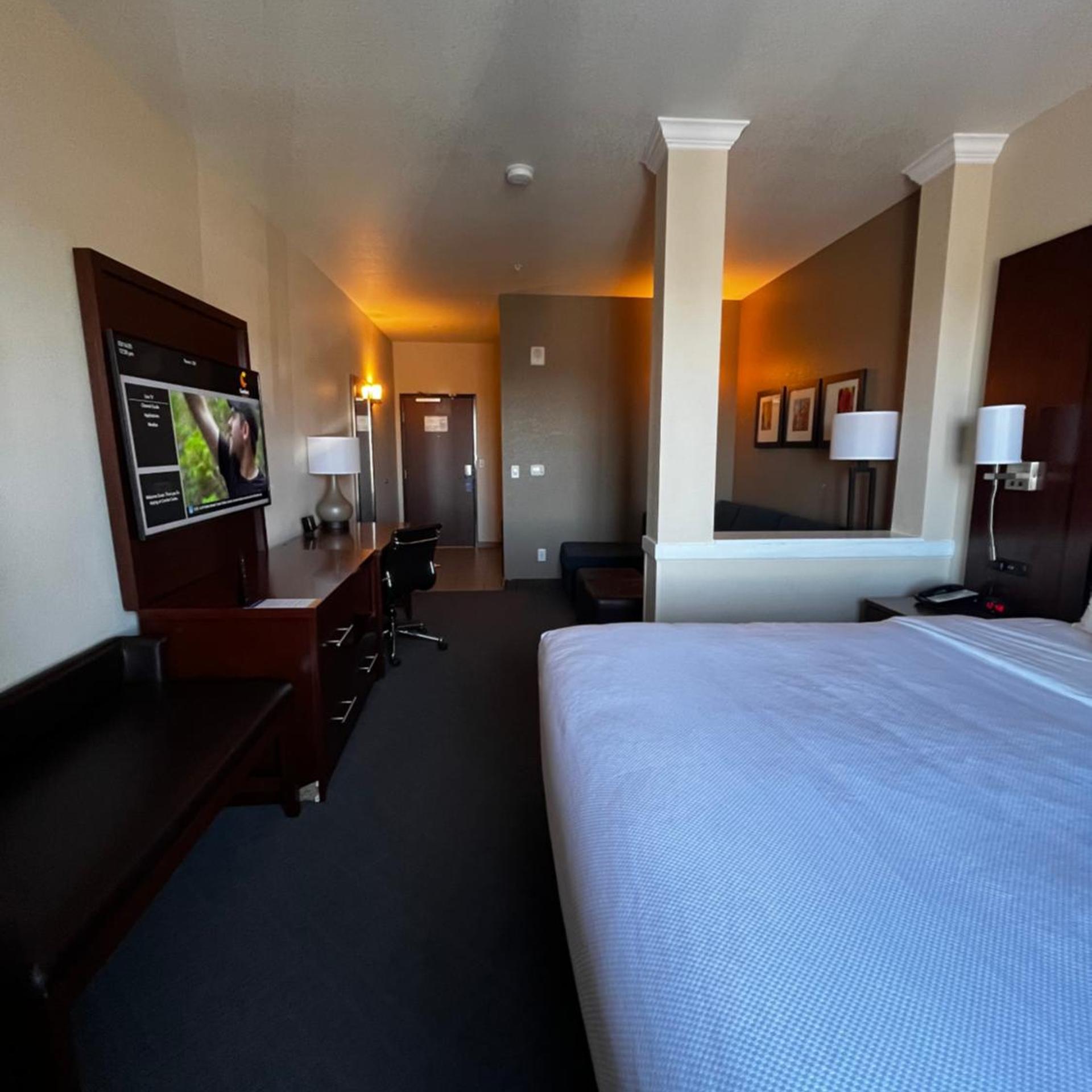 SUITE, KING BED, SOFA, JETTED TUB
