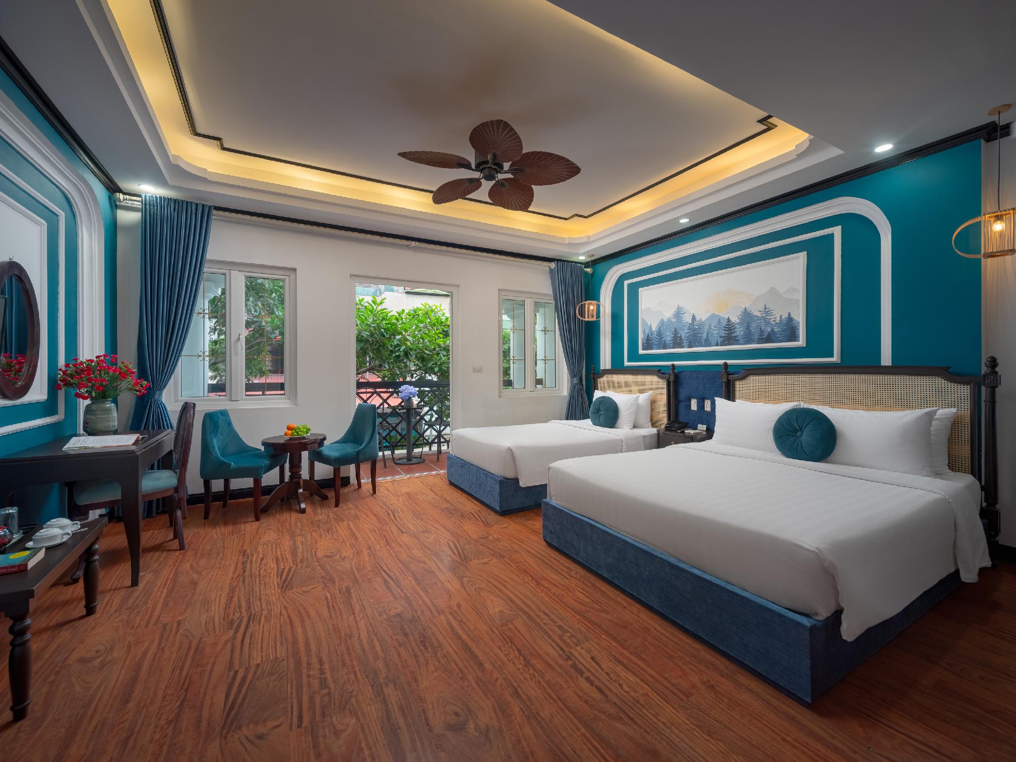 Semi Room, Family, 1 Queen and 1 Semi Double Bed, Balcony