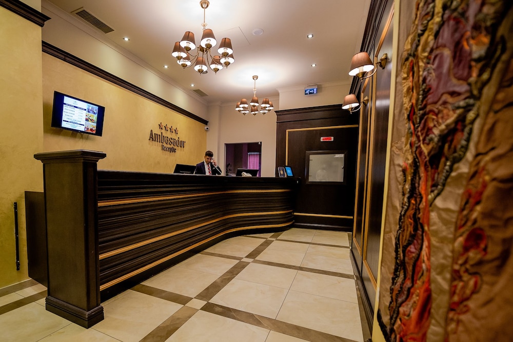 Lobby at Ambasador Hotel, BUCHAREST
