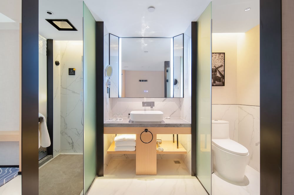 غرفة ديلوكس بسرير كينج، REZEN SELECT Hotel Guangzhou Baiyun Airport 3/3