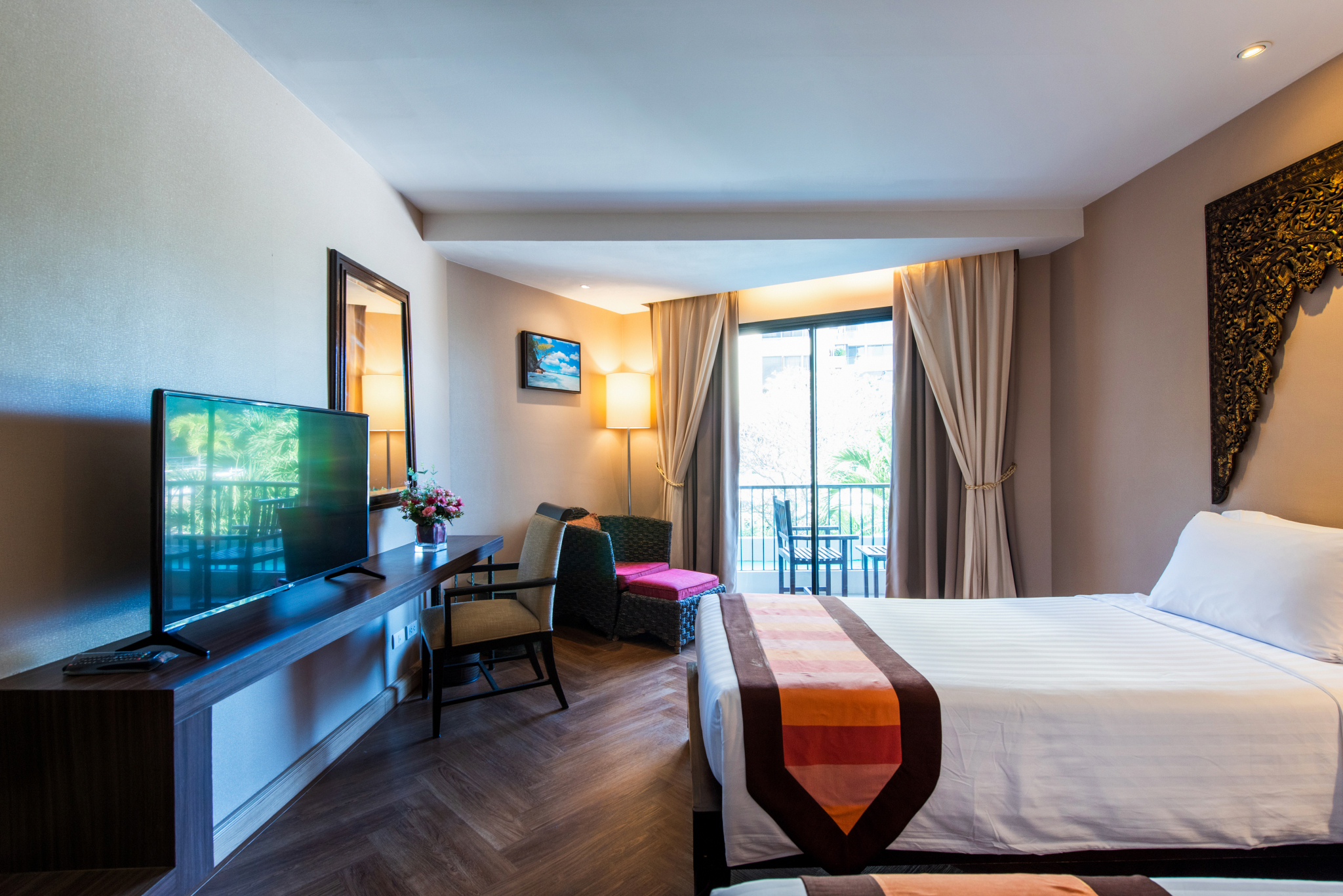 غرفة ديلوكس بسرير مزدوج أو سريرين منفصلين، Garden Cliff Resort and Spa 8/10