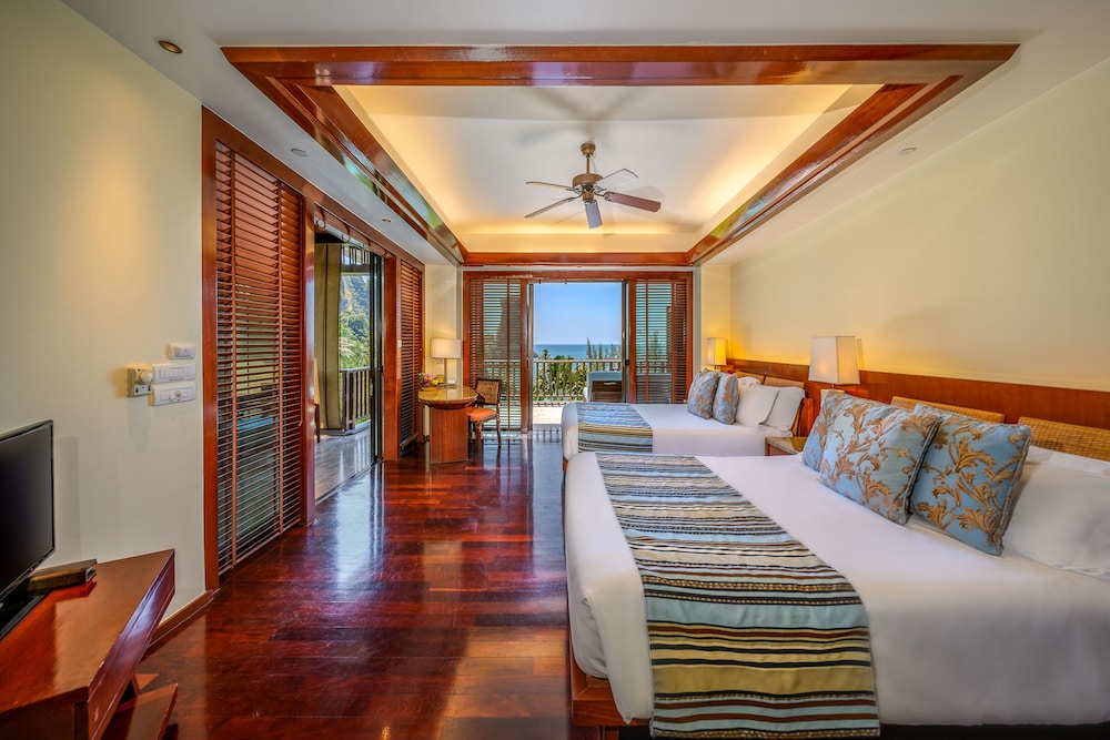 Premium, Deluxe, 2 Double Beds, Ocean View