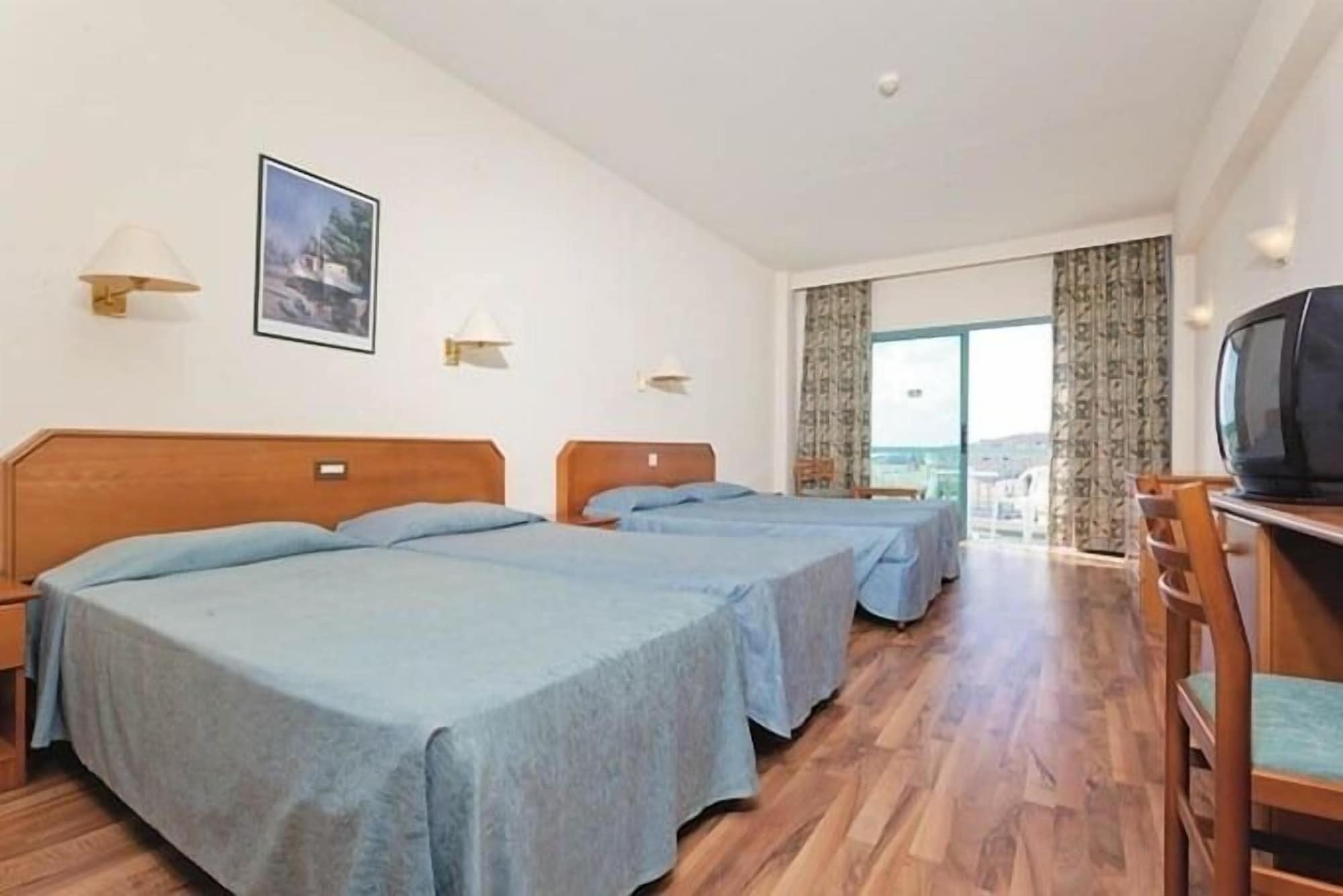 Family, 1 Double and 1 Single Bed, Resort View