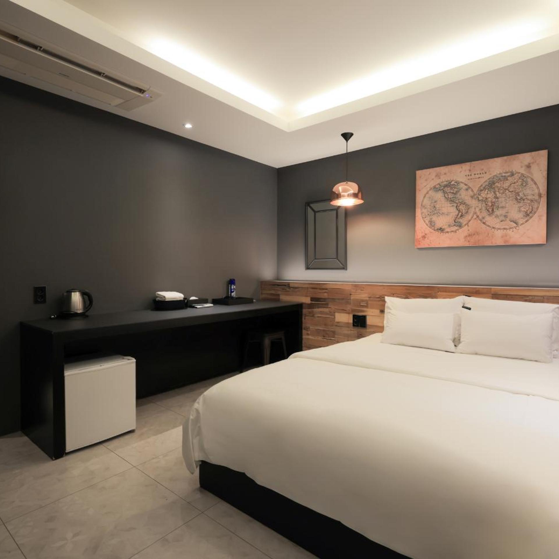 غرفة قياسية بسرير مزدوج، Hotel Yaja Jeongwang 4/9