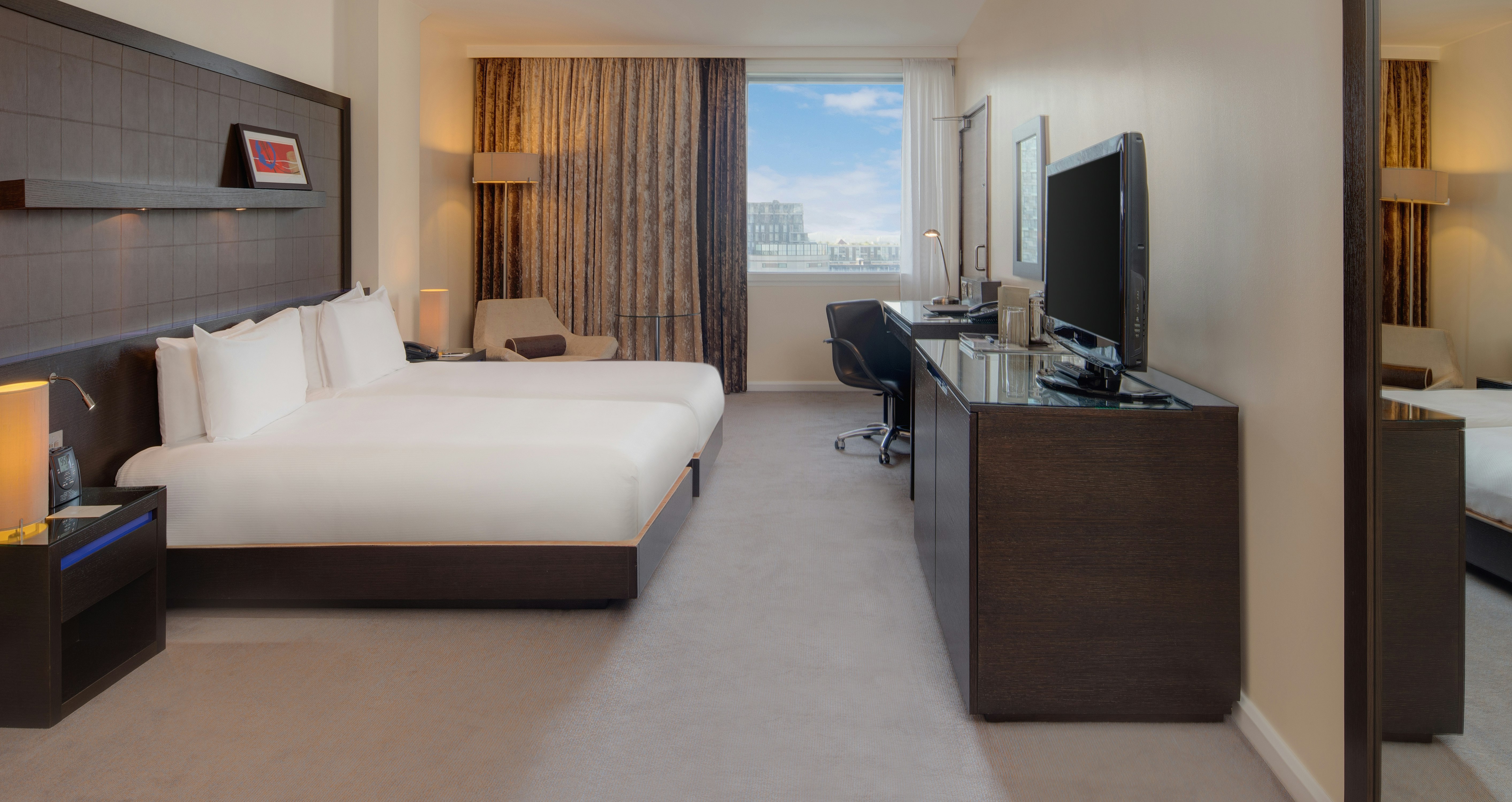 غرفة بسريرين منفصلين، Hilton London Canary Wharf 12/15