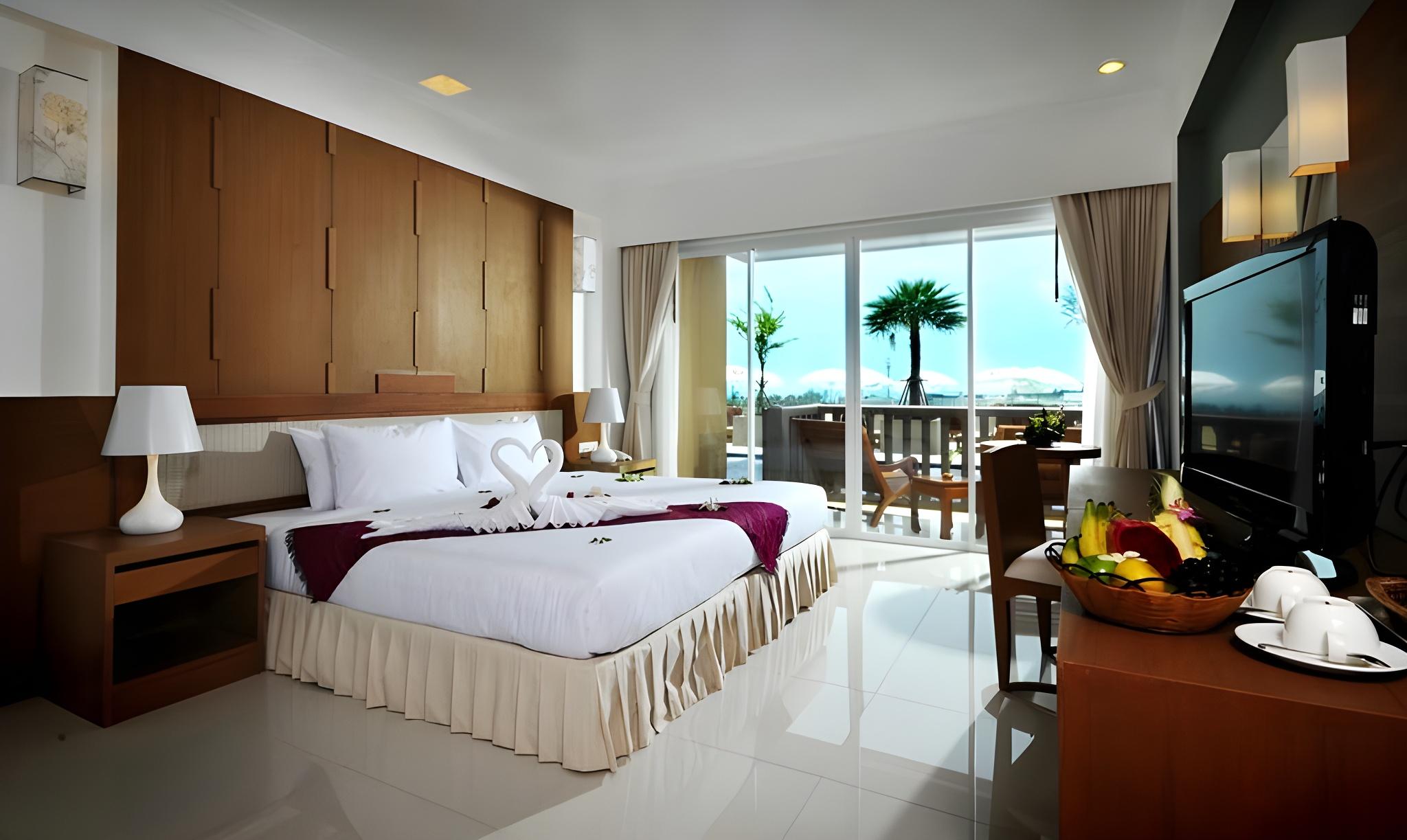 Princess, Deluxe, Double or Twin Bed, Sea View, Pool Access