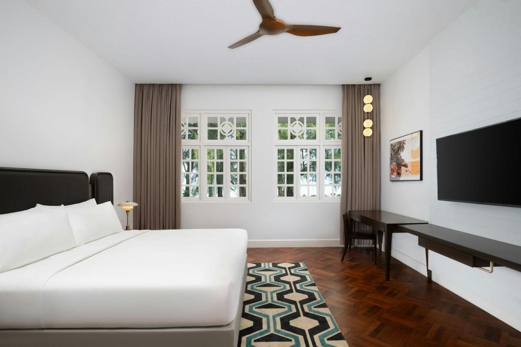 جناح غراند بريميير بسريرين كينج بإطلالة على البحر بشرفة بغرفتين