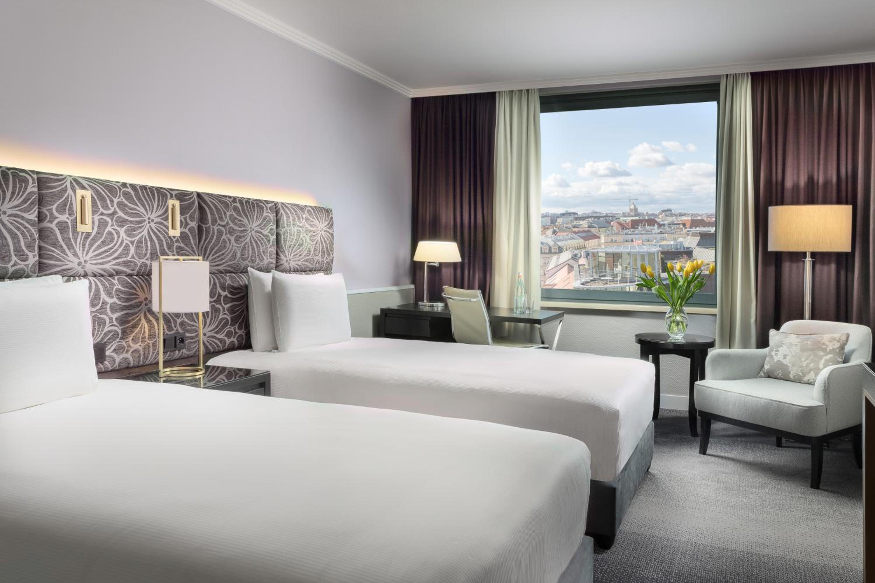 DELUXE, TWIN BEDS, CITY VIEW