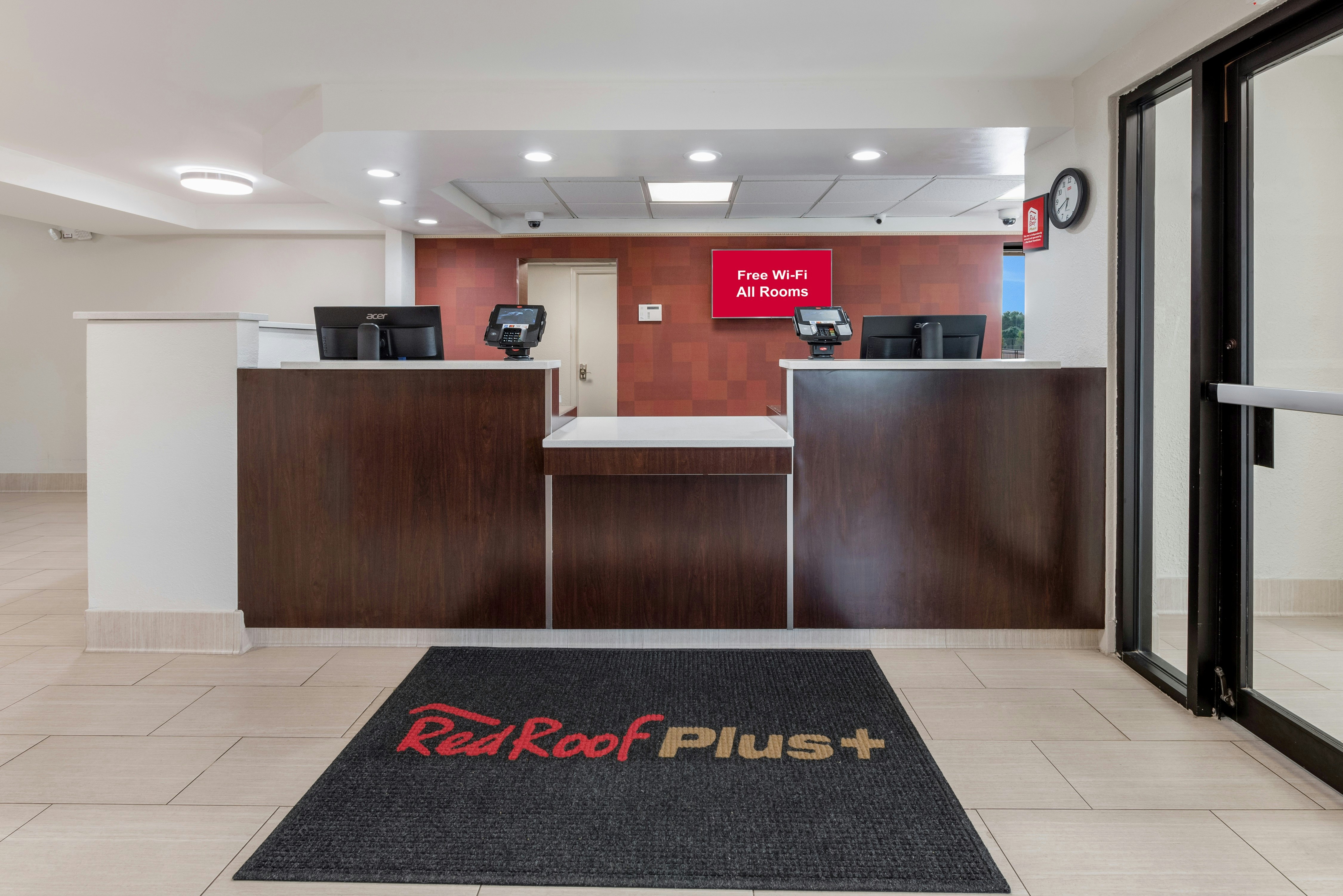 Lobby at Red Roof PLUS Columbus Worthington, COLUMBUS - OH
