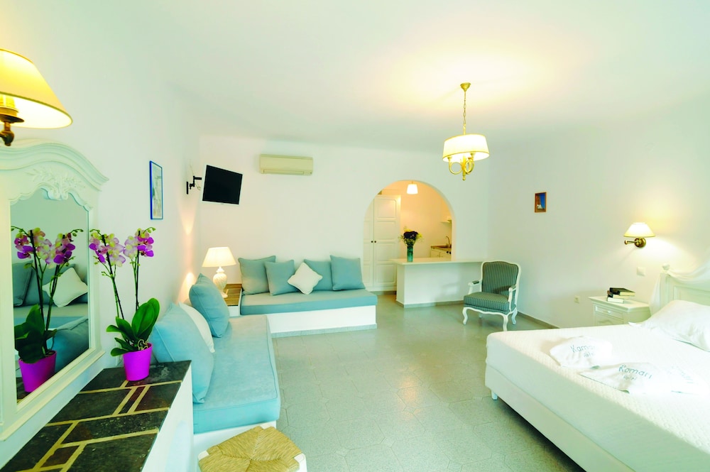 Lobby at Kamari Hotel, MYKONOS