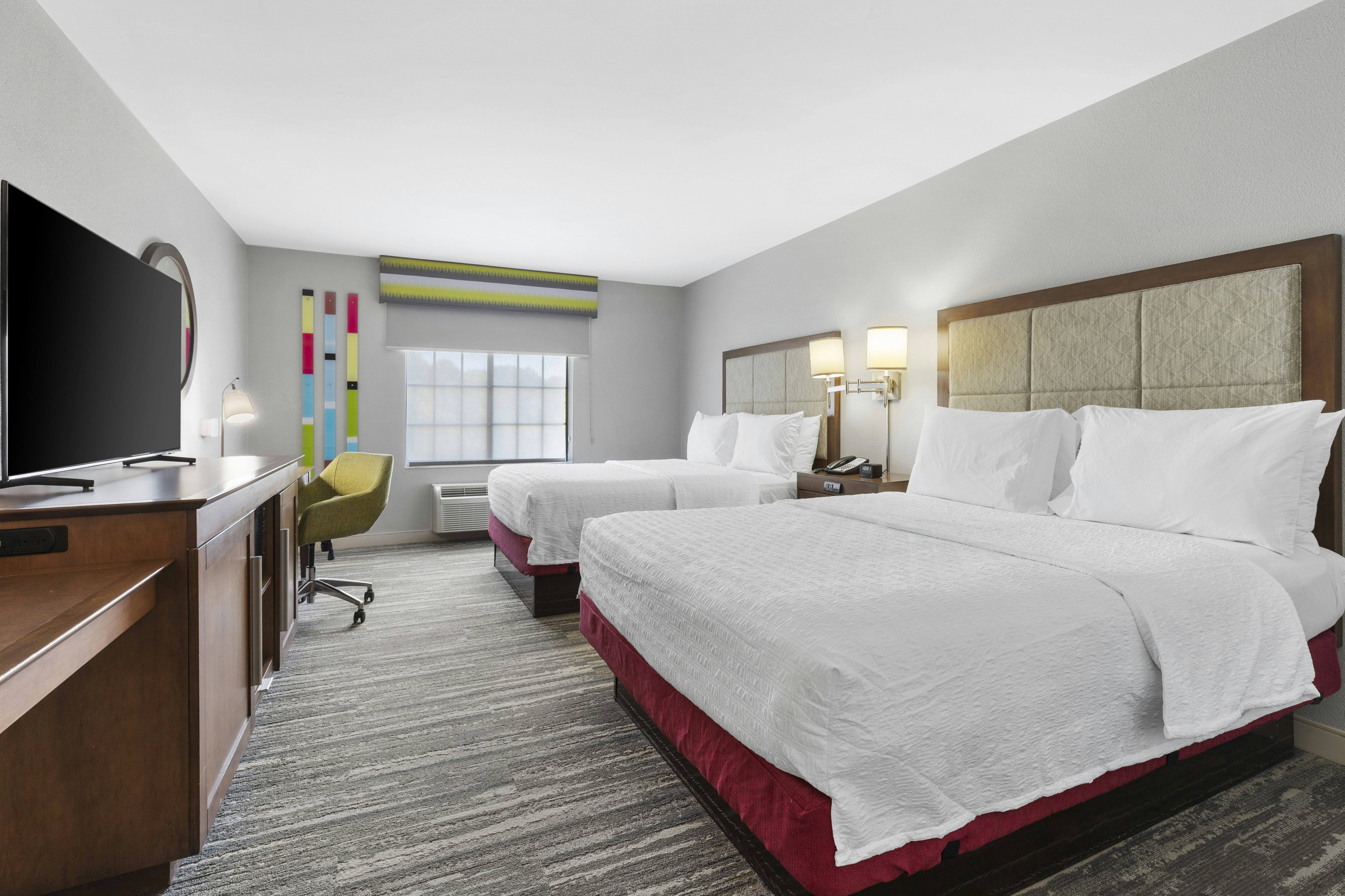 غرفة بسريرين كوين، Hampton Inn Salem 3/10
