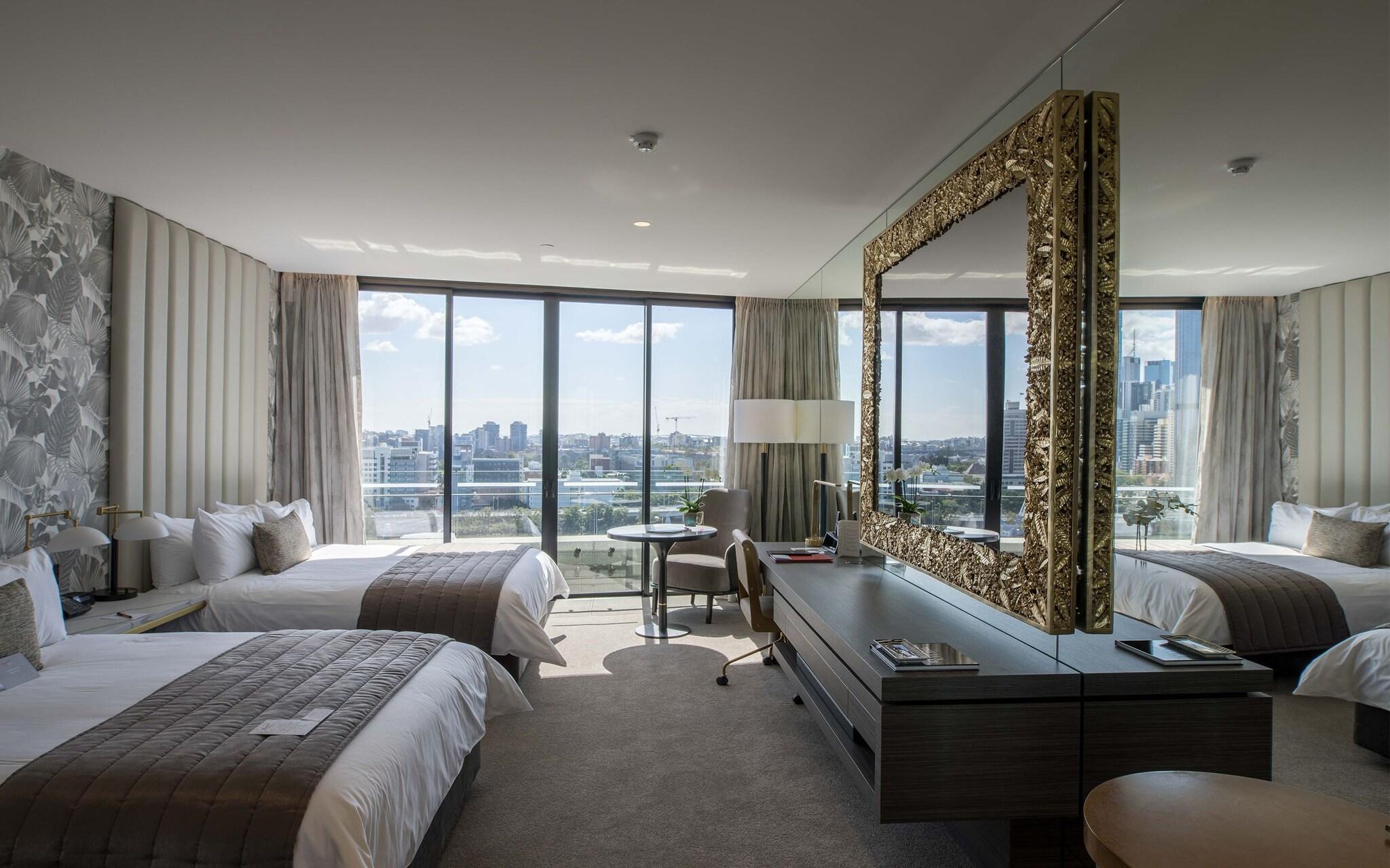 Room, Twin Beds, River View