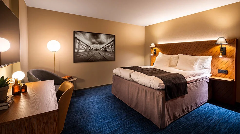Compact, Double Bed