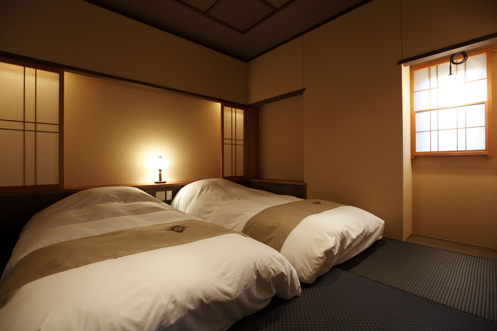 Japanese Western, Quadruple, Twin Beds, 2 Futon Beds, Outdoor Bath