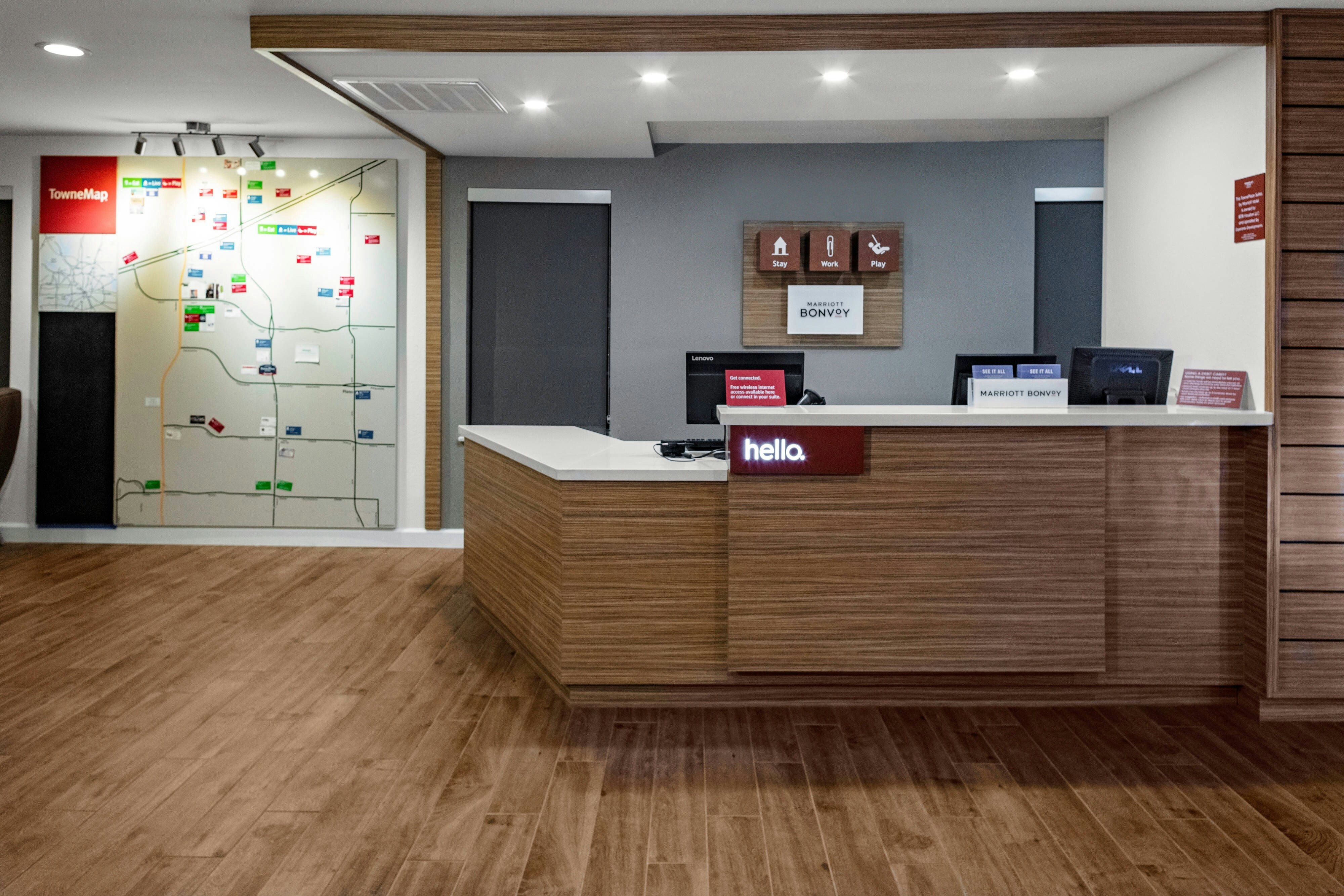 Lobby at Towneplace Suites By Marriott Dallas Plano, PLANO - TX