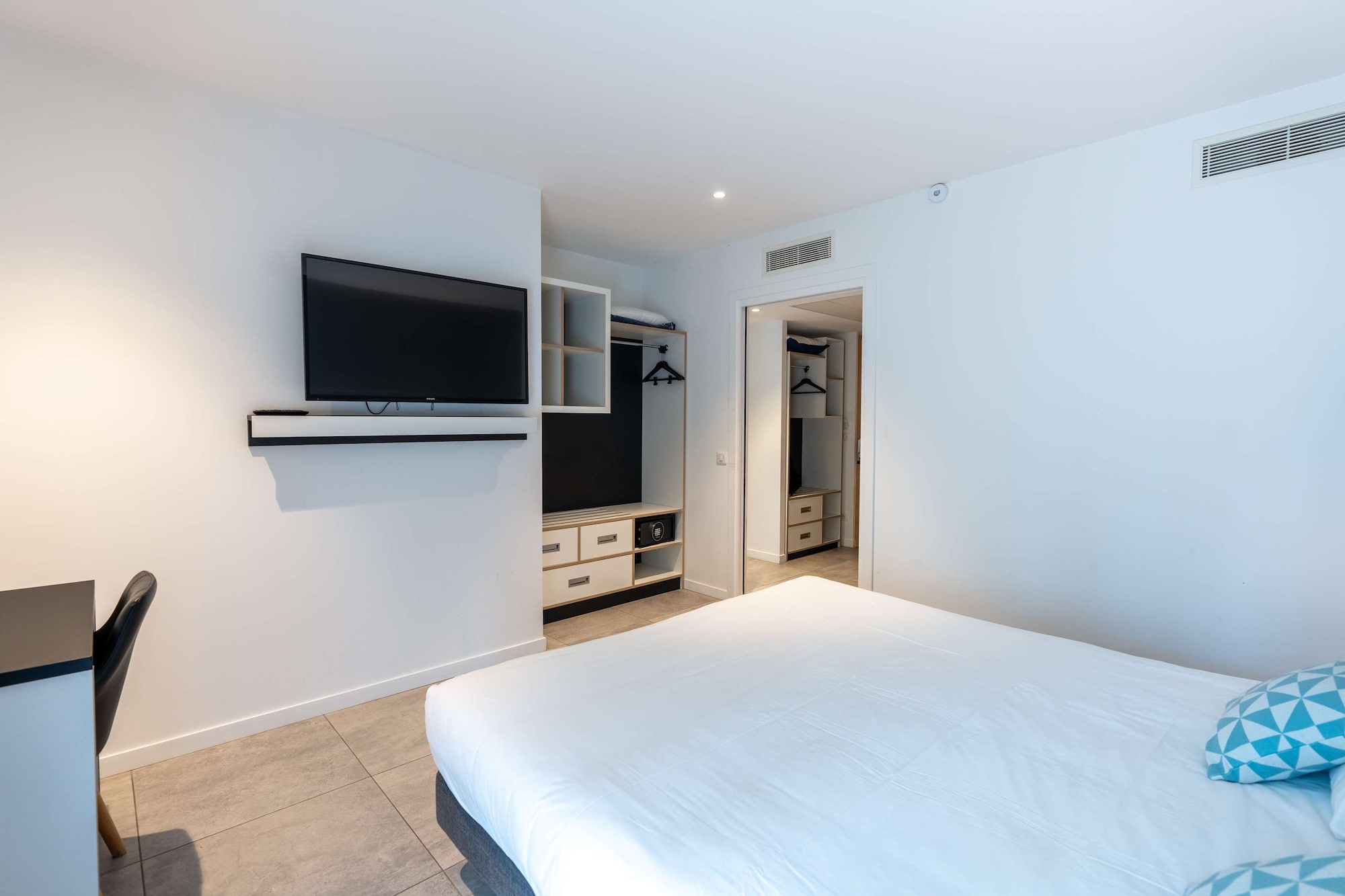 شقة بسرير مزدوج بغرفة نوم واحدة مع أريكة، KYRIAD RESIDENCE CABRIES 6/9