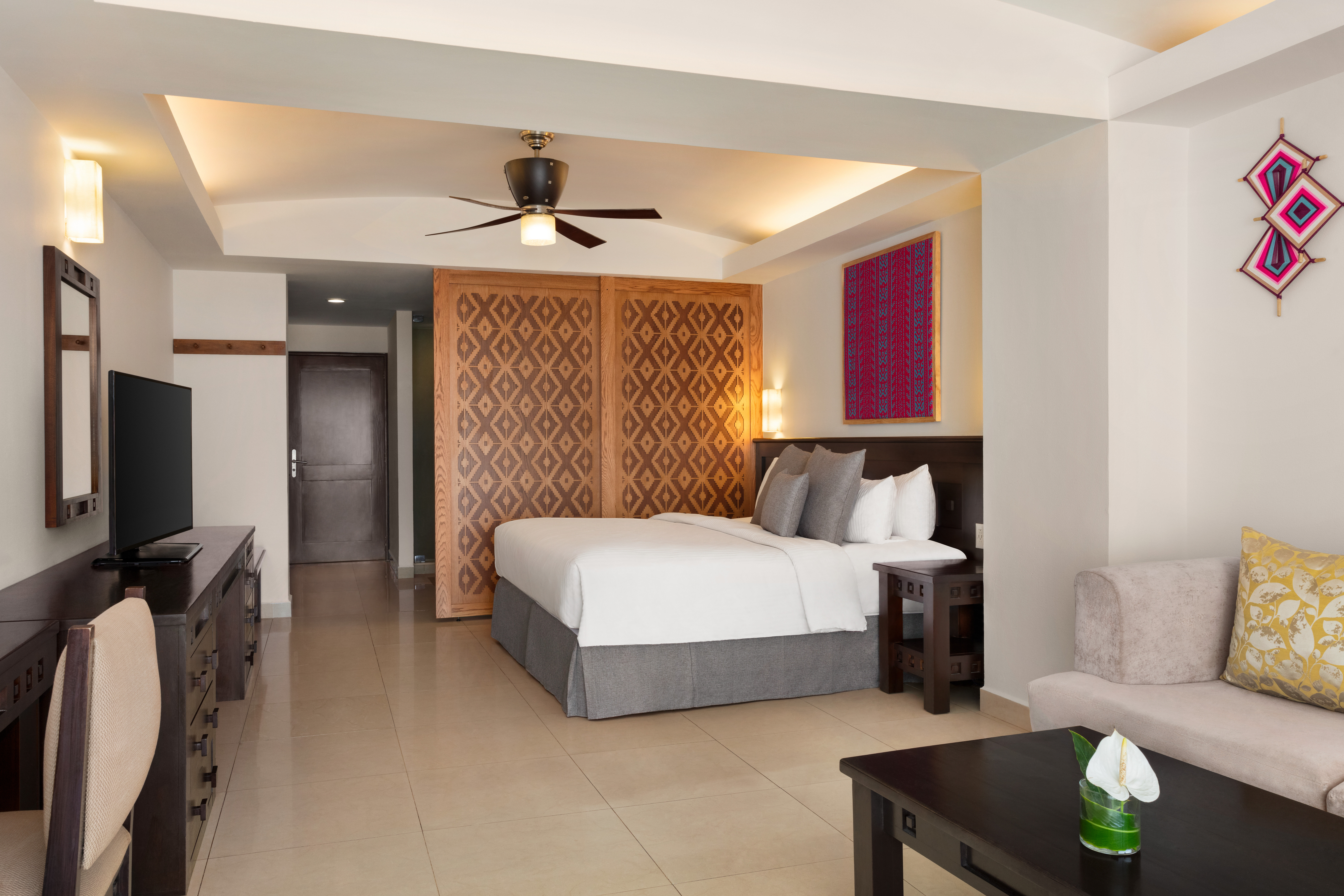 جناح جونيور بسرير كينج بإطلالة جزئية على البحر، Fiesta Americana Riviera Nayarit Resort & Spa 3/5