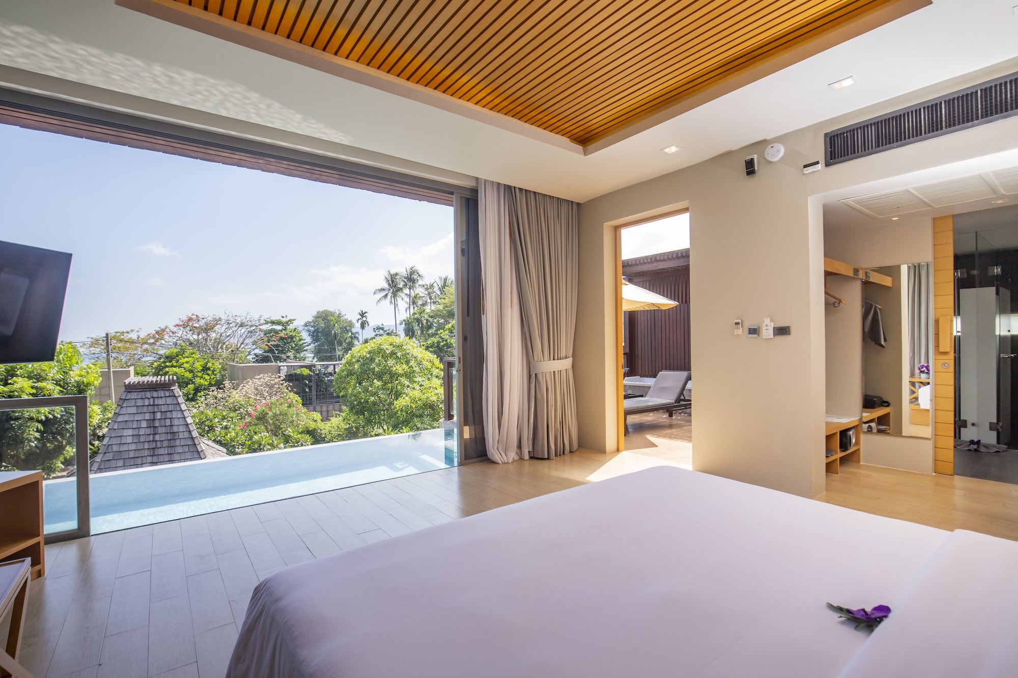 Premier, Villa, King Bed, Sea View, with Pool