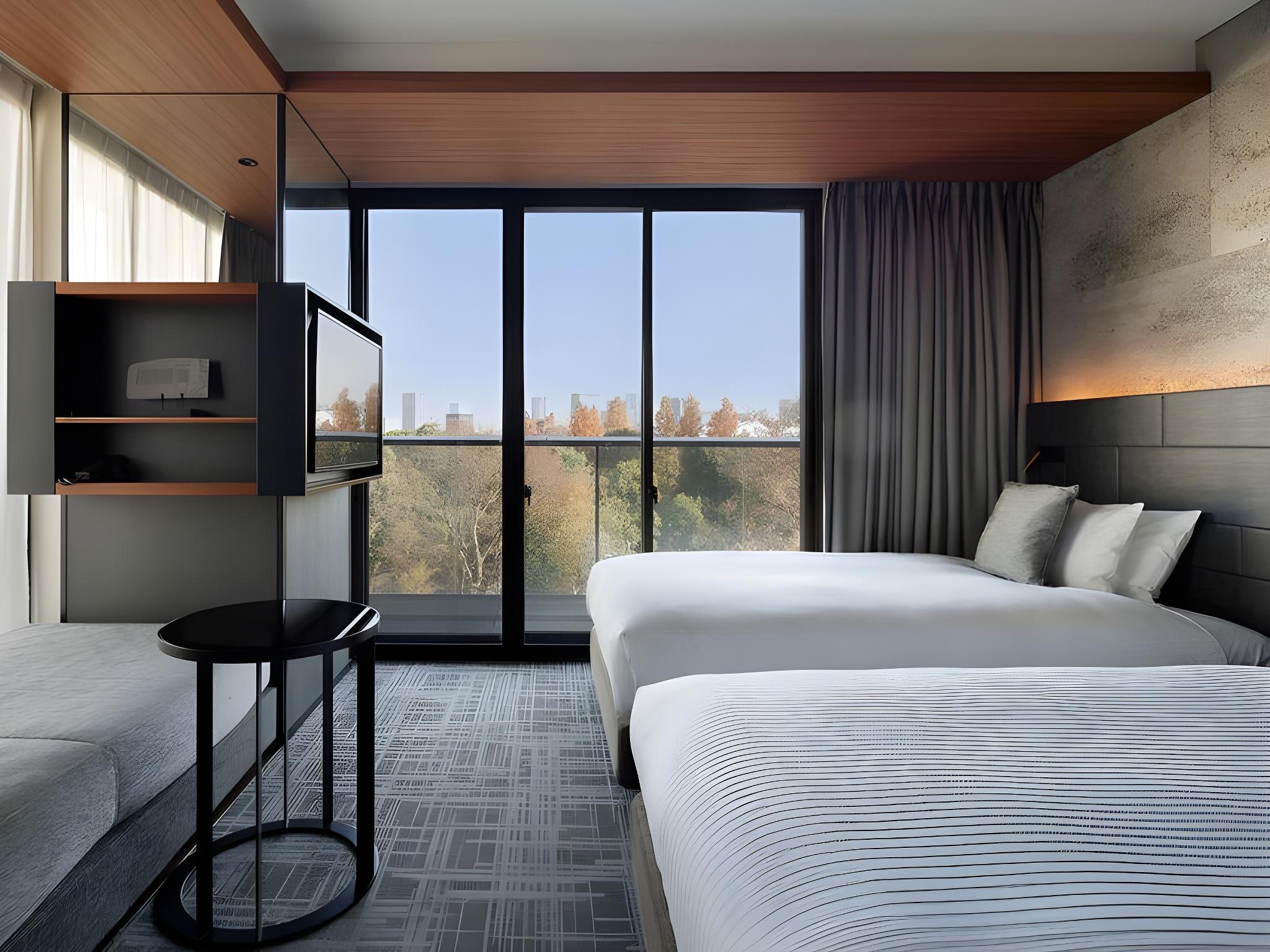 Mini, Superior, Twin Beds, Kitchen, Corner