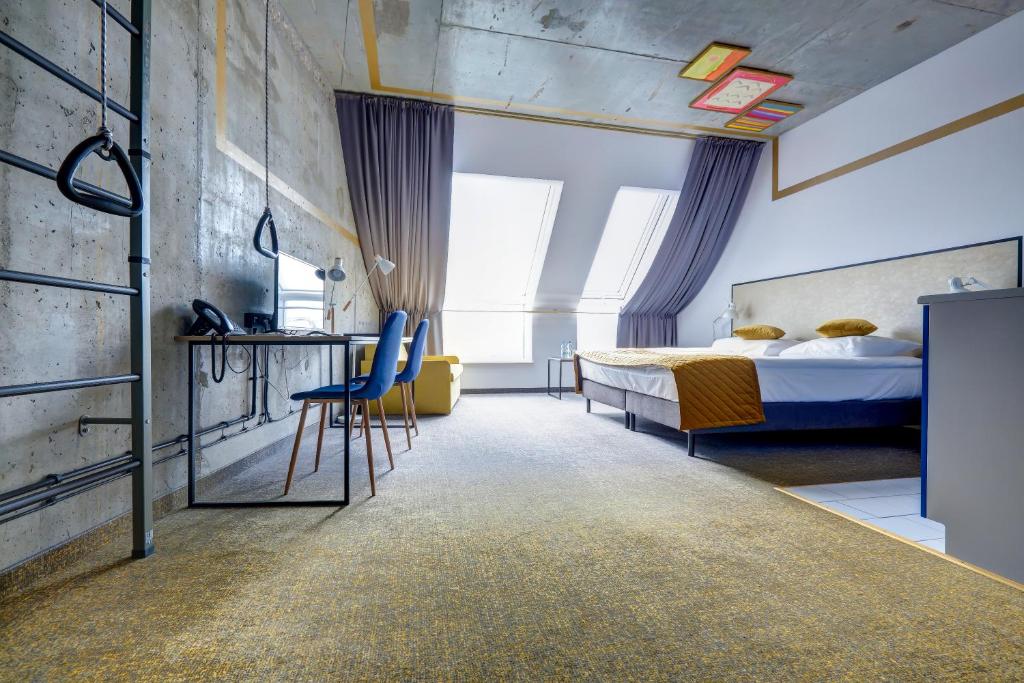 غرفة ديلوكس مفردة بسرير مزدوج، Arche Hotel Geologiczna 4/4