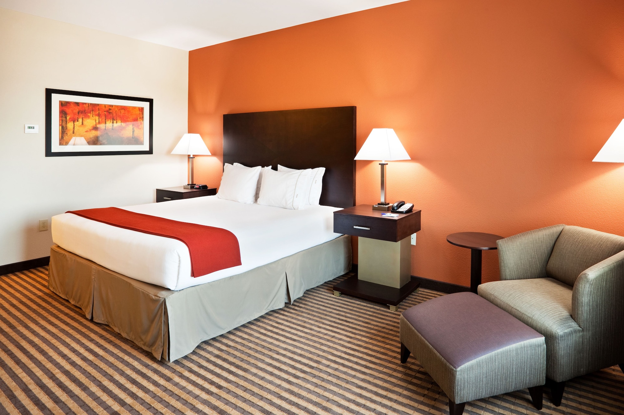 غرفة قياسية بسرير كينج لذوي الإعاقة، Holiday Inn Express Suites Charlotte Southeast Matthews 2/4
