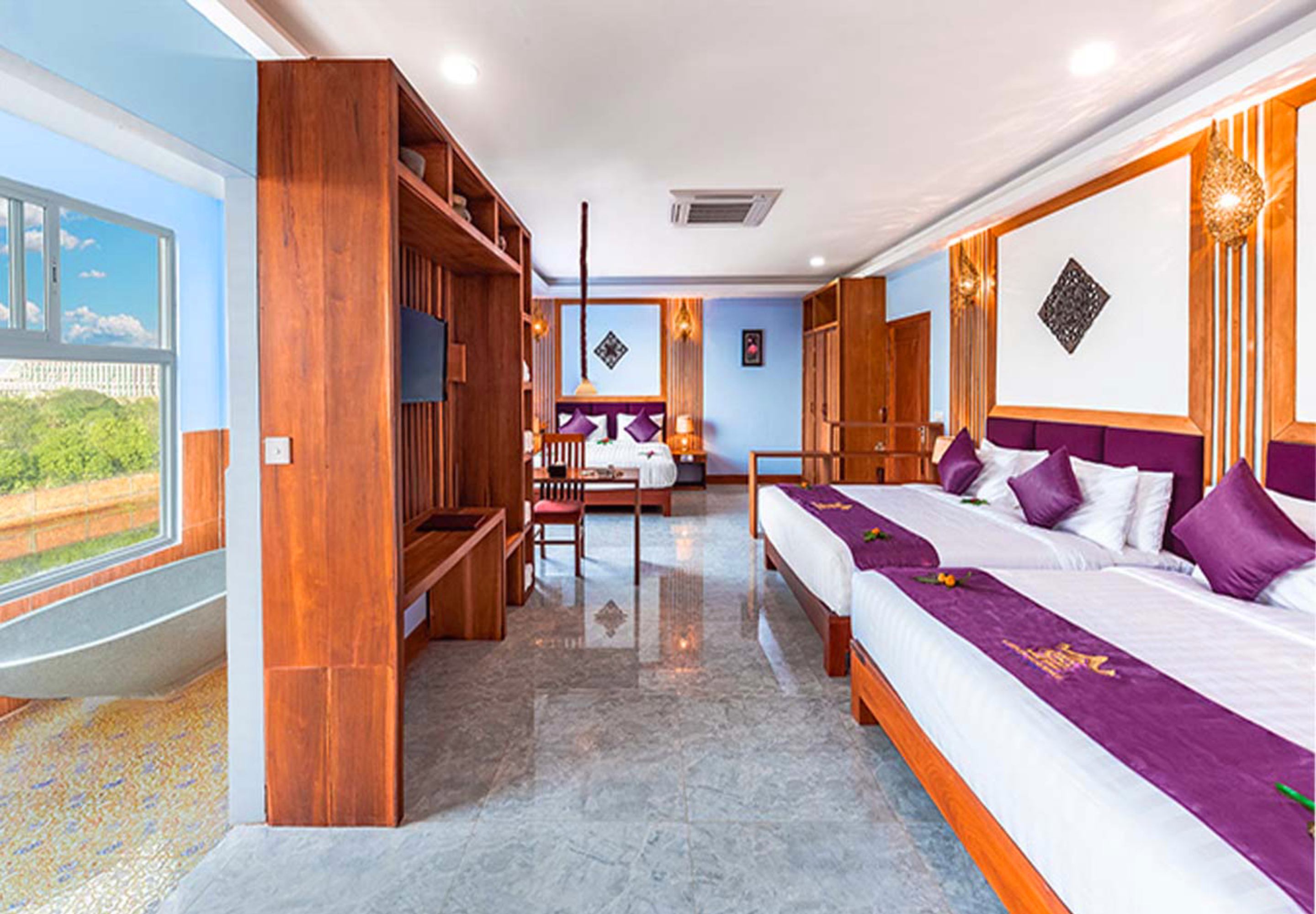 Deluxe, Family, Triple, City and Pool View