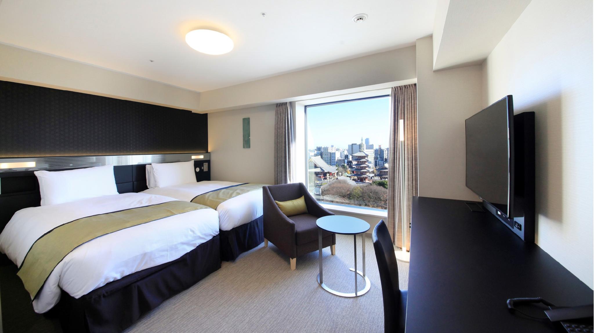 Premier, Twin Beds, Tokyo Sky Tree View, Smoking