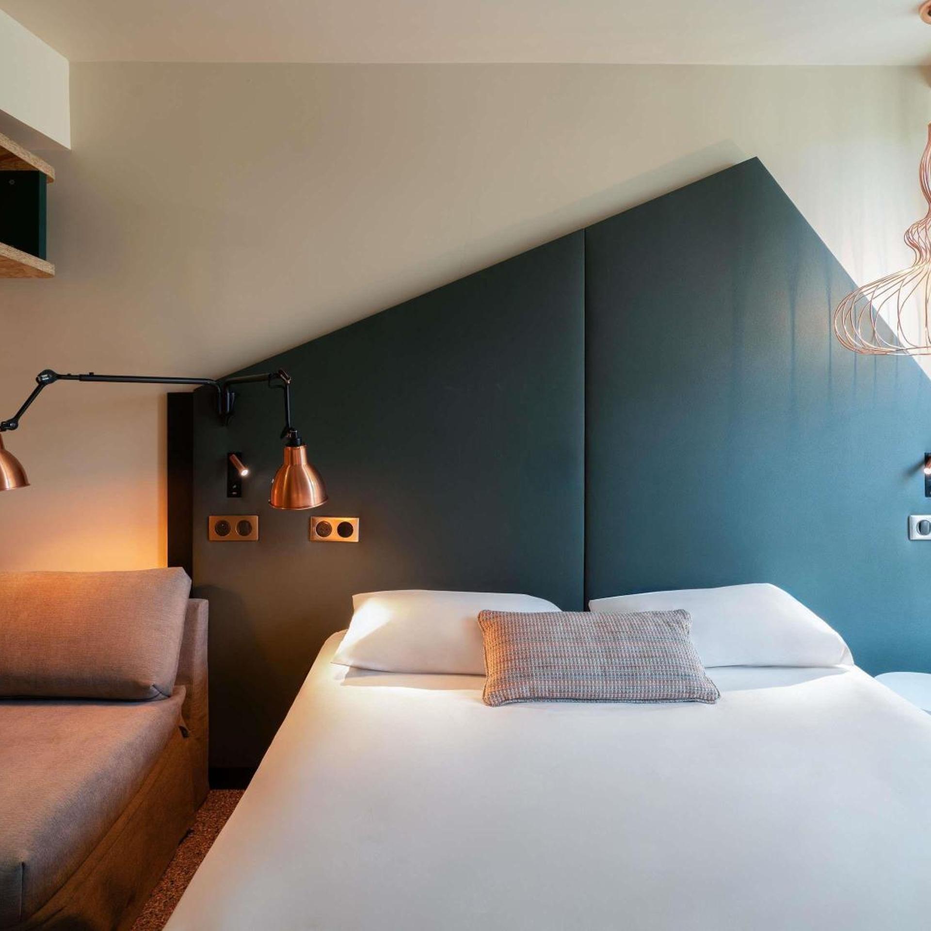 غرفة قياسية بسرير مزدوج مع أريكة، ibis Styles Rouen Centre Rive Gauche 3/4