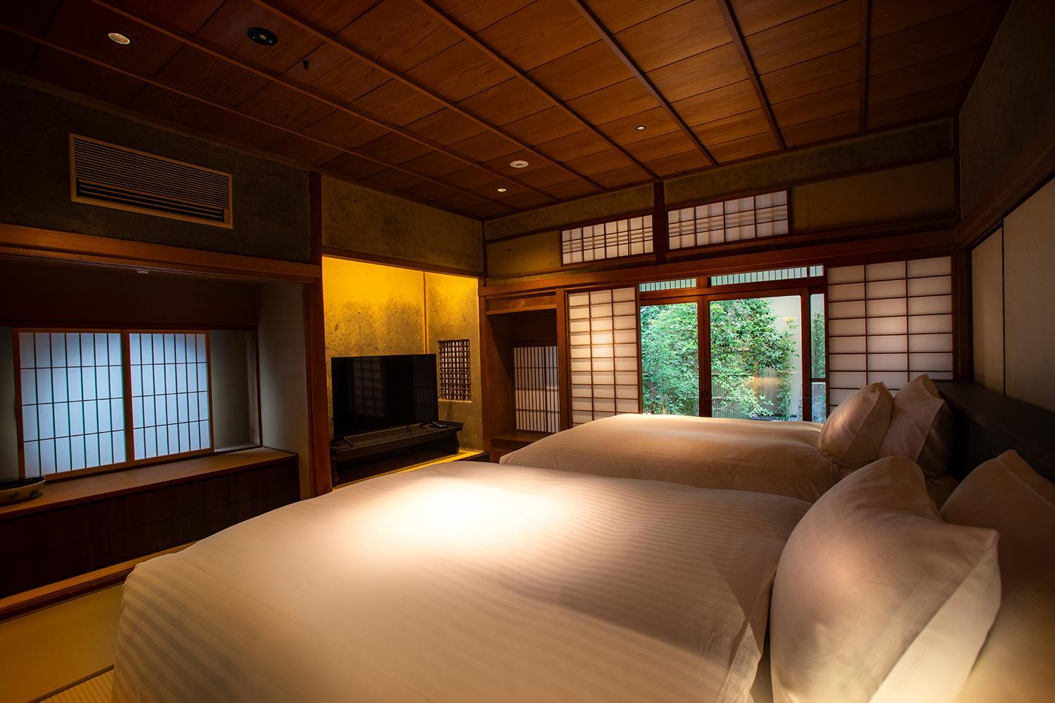Japanese Western, Double Bed, Private Garden