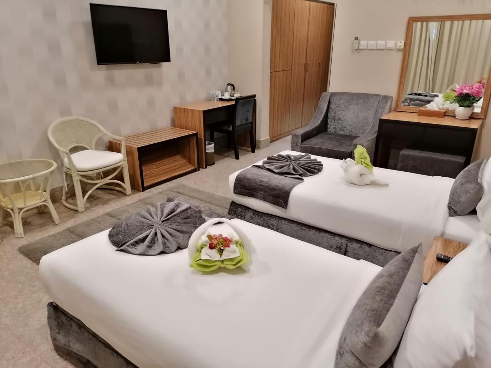 غرفة ديلوكس بسرير مزدوج أو سريرين منفصلين بإطلالة على المدينة، Sama Hotel Al Jabal Akhdhar 5/6