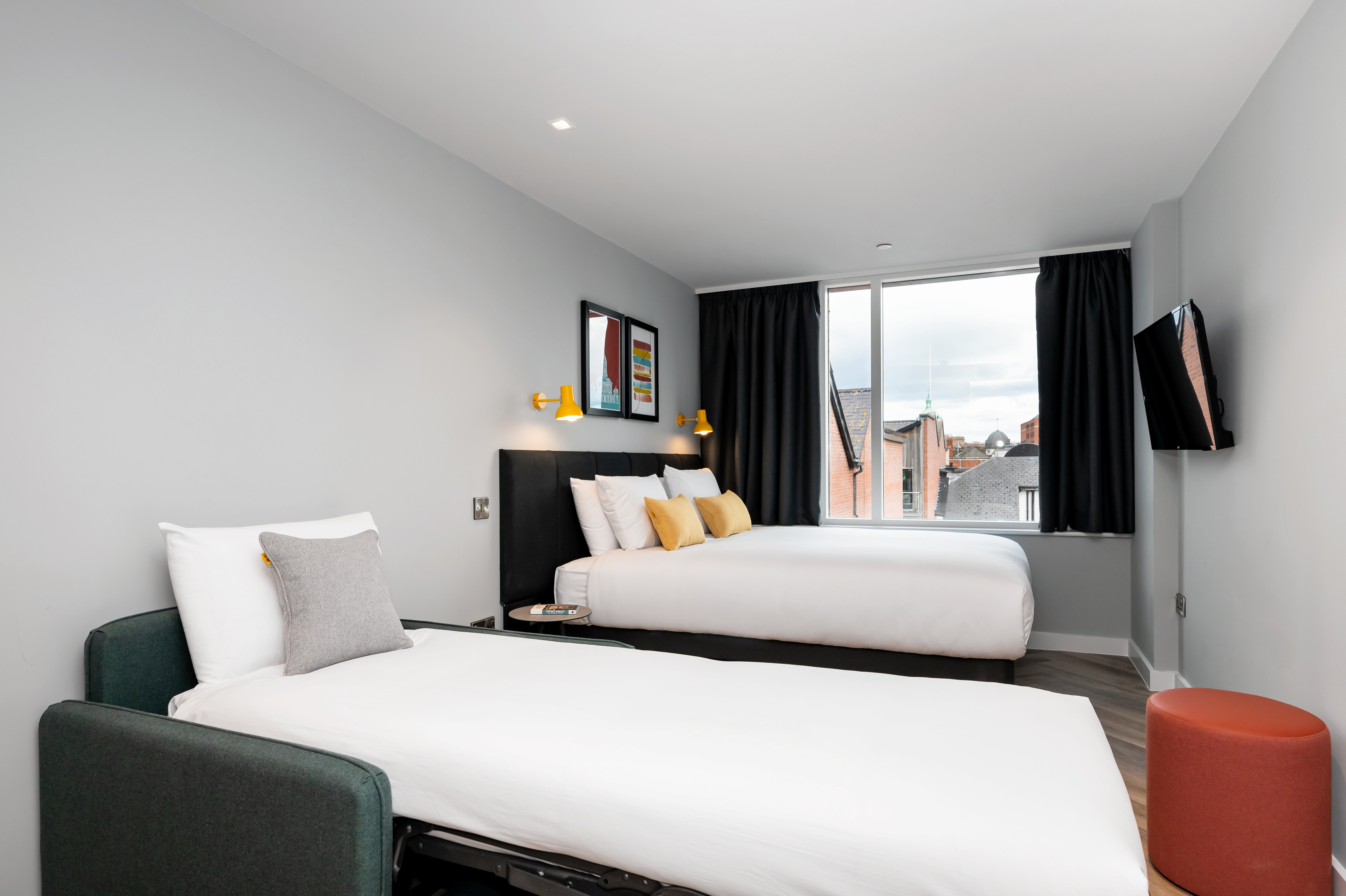 استوديو بسرير مزدوج مع أريكة، Staycity Aparthotels Dublin City Centre 6/7
