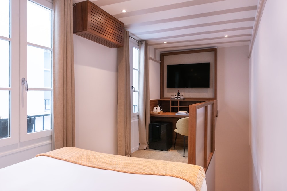 دوبلكس بسرير مزدوج، Le Placide Saint Germain Hotel 3/4