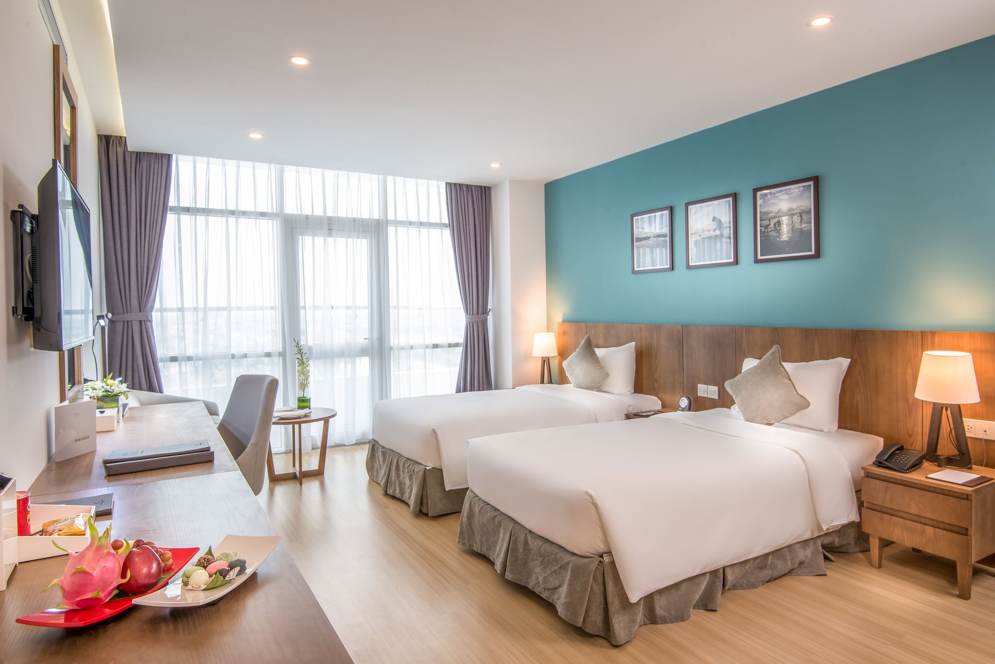 غرفة بريميوم بسرير كينج بإطلالة على المدينة، Royal Lotus Hotel Danang 9/10