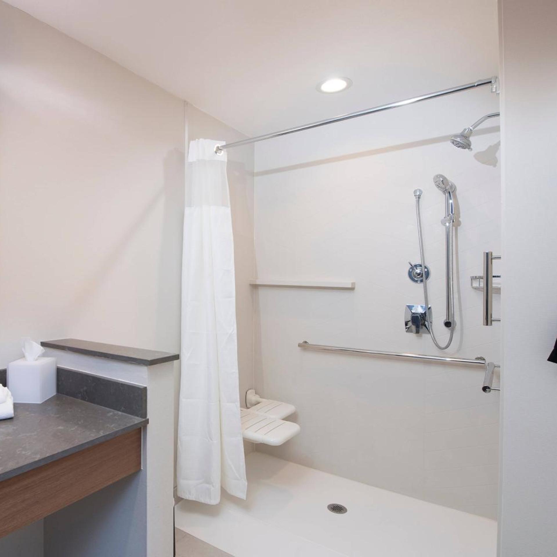 غرفة بسرير كينج بحوض استحمام لذوي الإعاقة، Fairfield Inn Charlotte Gastonia 4/4
