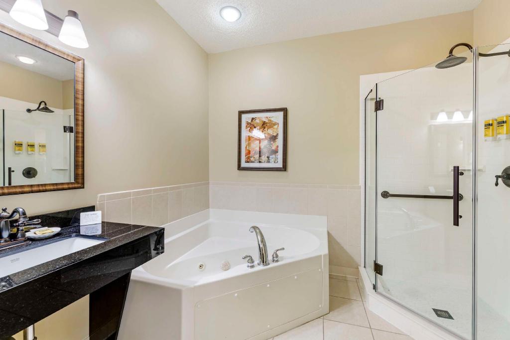 شقة بسرير مزدوج بغرفة نوم واحدة مع أريكة بحوض جاكوزي بمطبخ صغير، Best Western Plus Dutch Haus Inn And Suites 5/6