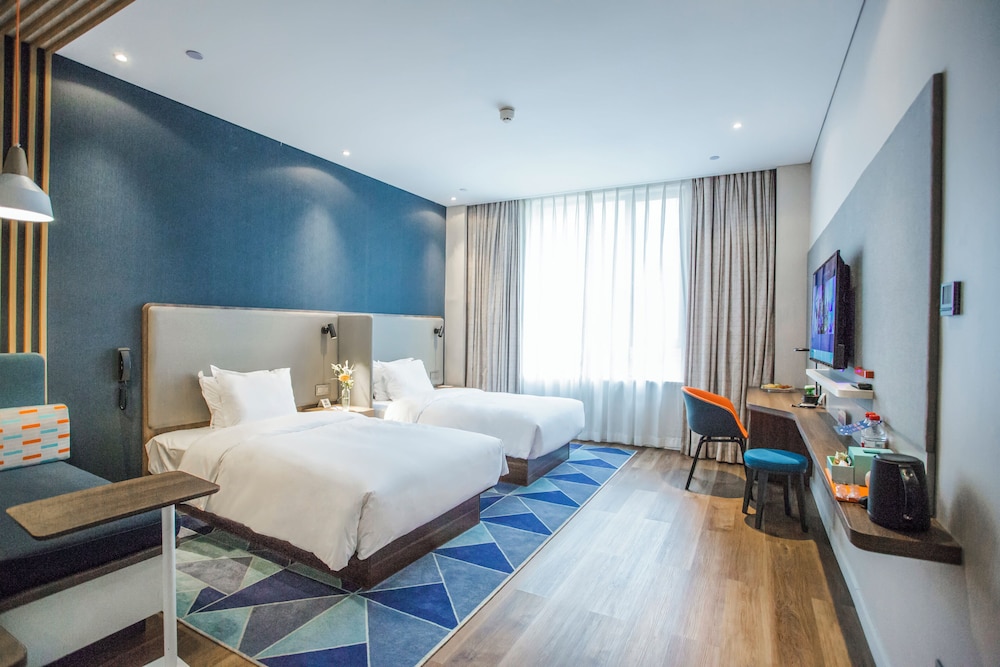 غرفة قياسية بسريرين منفصلين لذوي الإعاقة، Holiday Inn Express Shanghai Pudong Chuansha 2/2