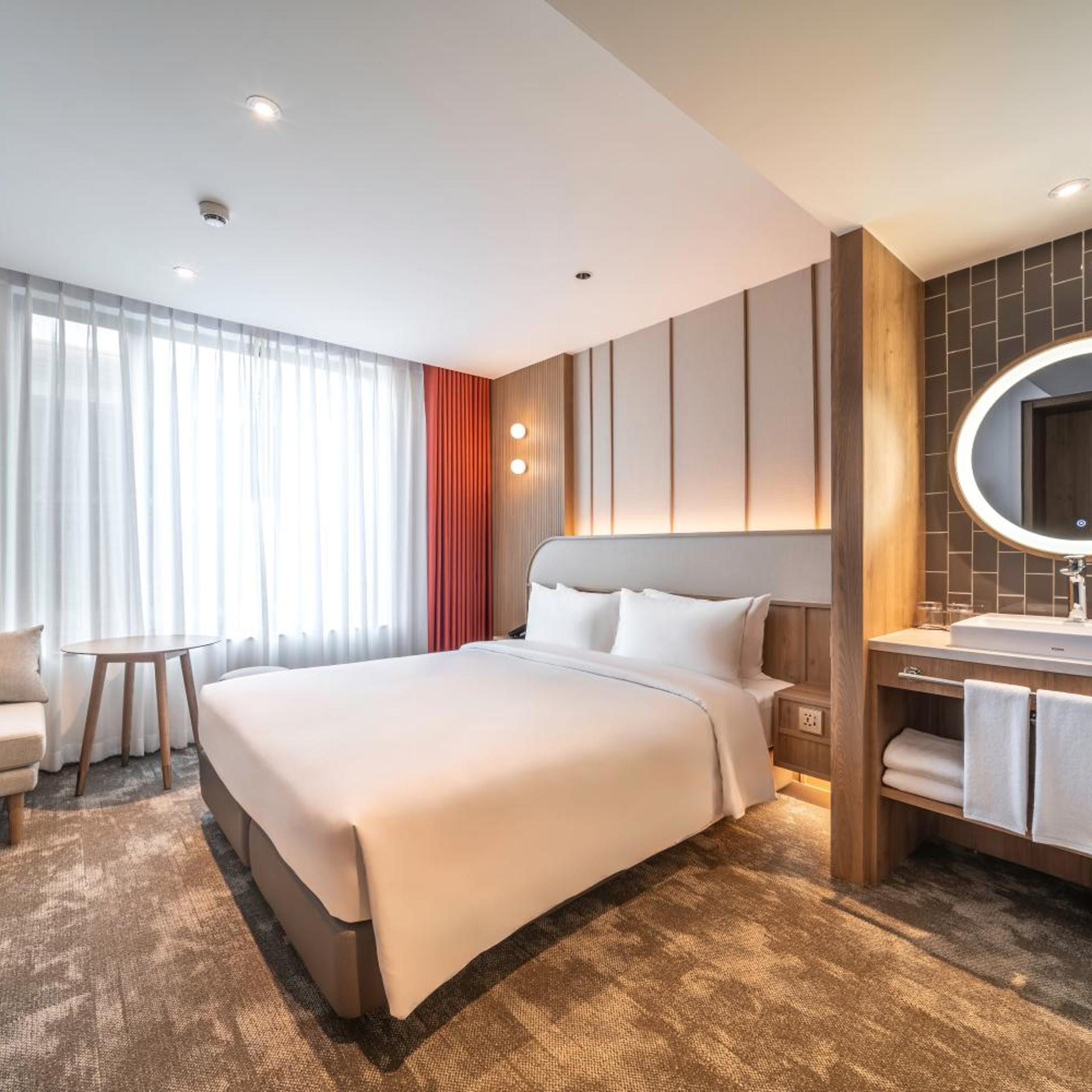 غرفة قياسية بسرير كينج، Sotetsu Grand Fresa Bangkok 3/5