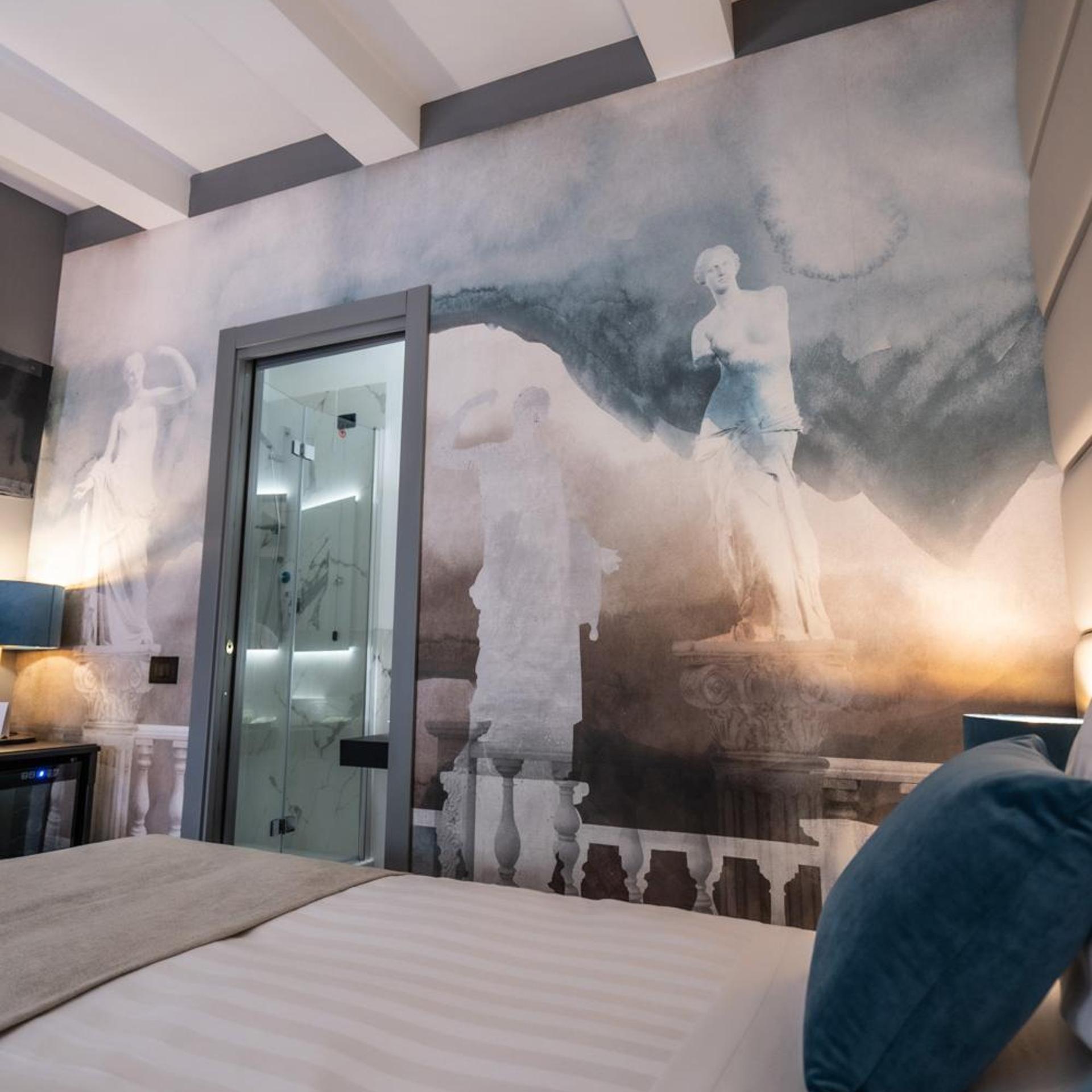 غرفة بسرير مزدوج بشرفة، Relais Manzoni 9/10