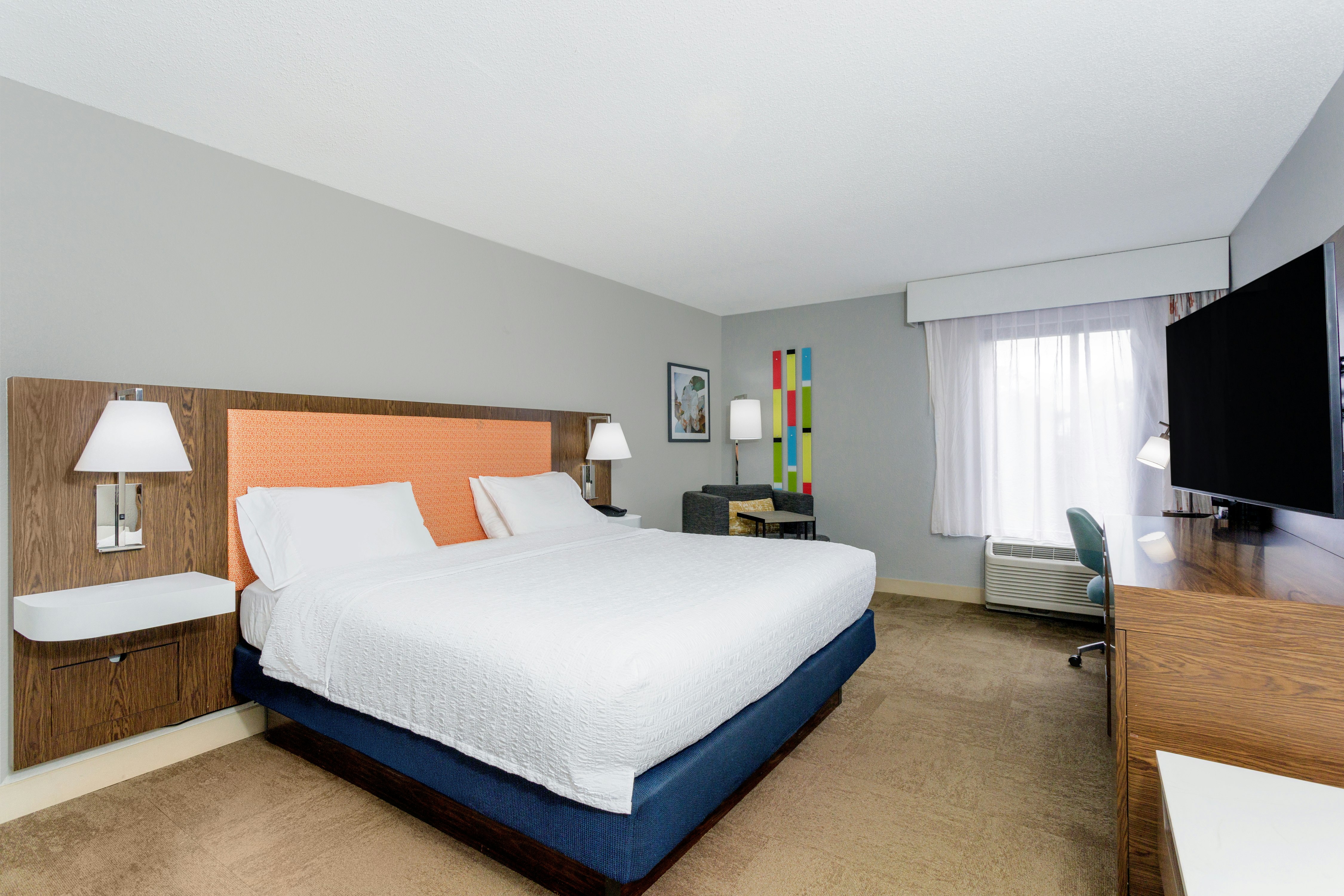 غرفة ديلوكس بسرير كينج، Hampton Inn Jacksonville Downtown I 95 4/7
