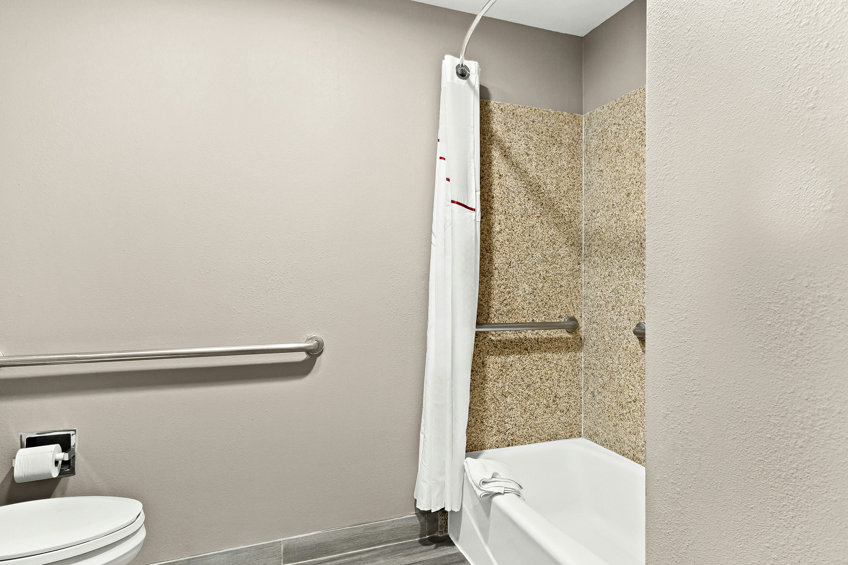 غرفة ديلوكس بسريرين كوين لذوي الإعاقة، OYO Hotel Stafford TX I-69 North 5/5