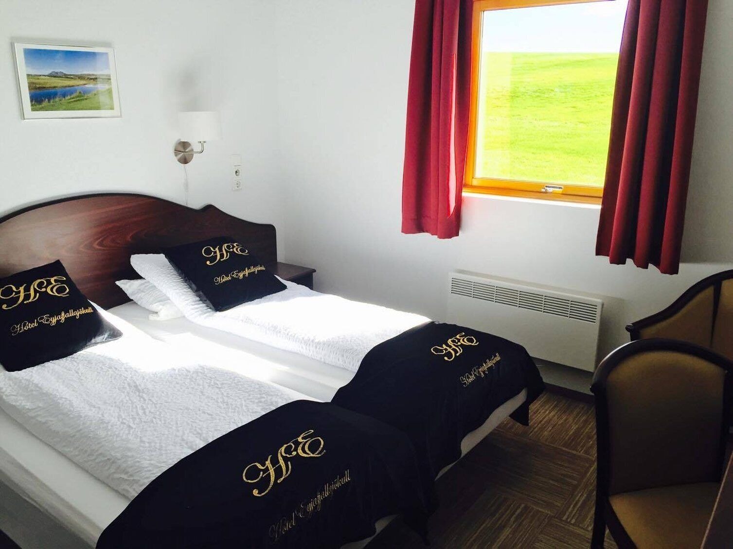 غرفة قياسية بسرير مزدوج، Hellisholar Hotel Eyjafjallajokull 5/8